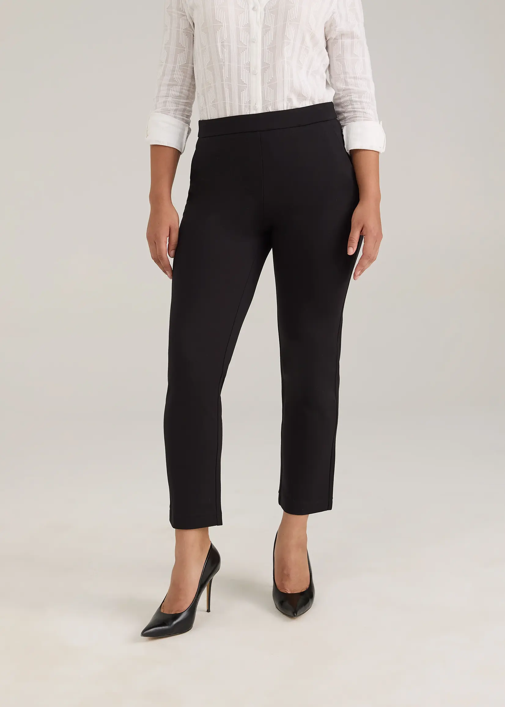 French Dressing Jeans FDJ Pull On Straight Ankle Pant