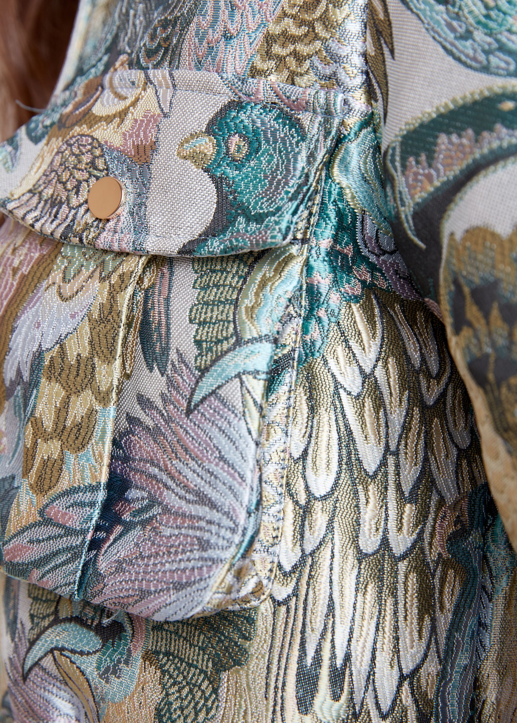 Renuar Renuar Birds Print Bomber Jacket
