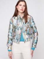 Renuar Renuar Birds Print Bomber Jacket