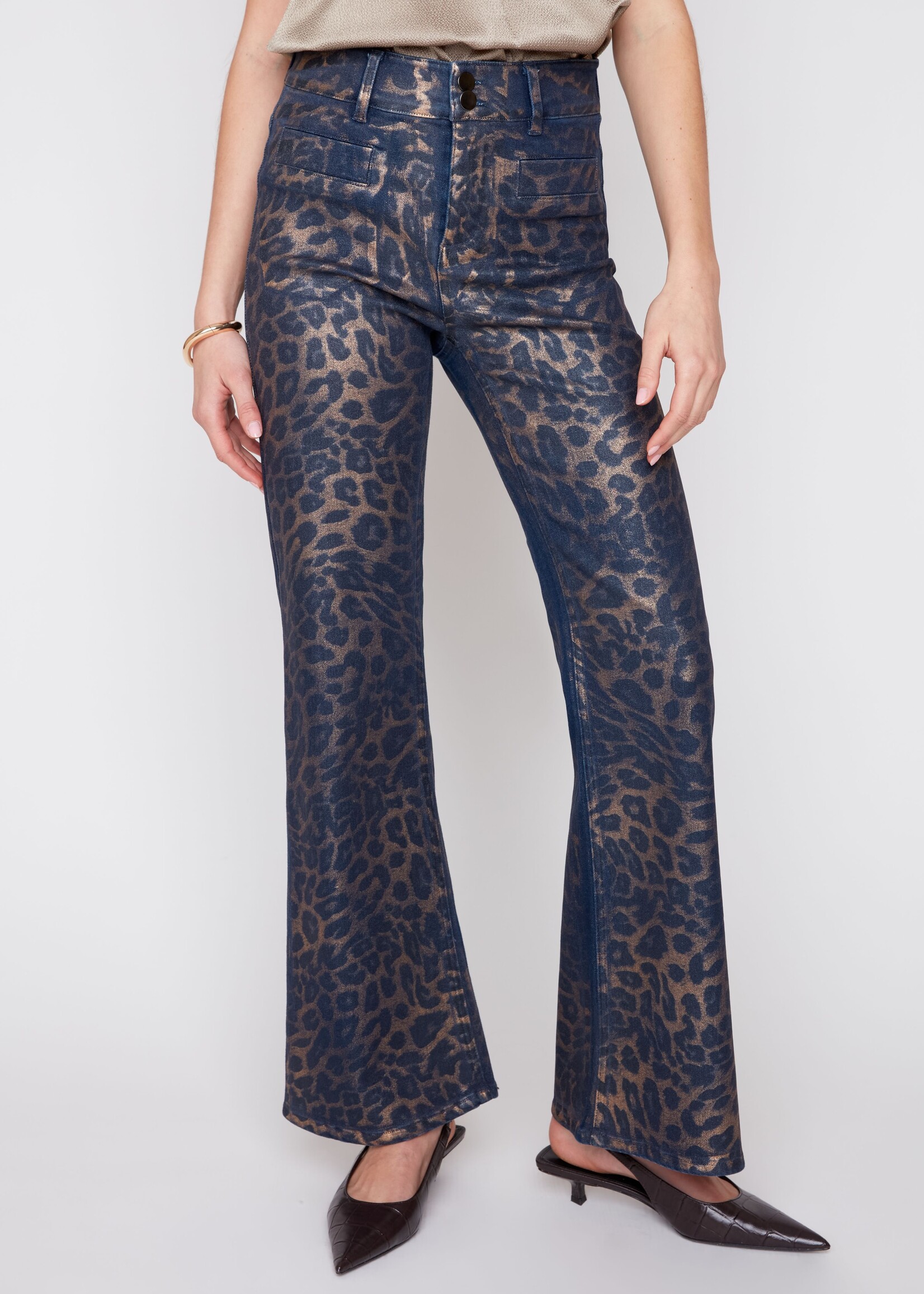 Renuar Renuar Animal Print Pant