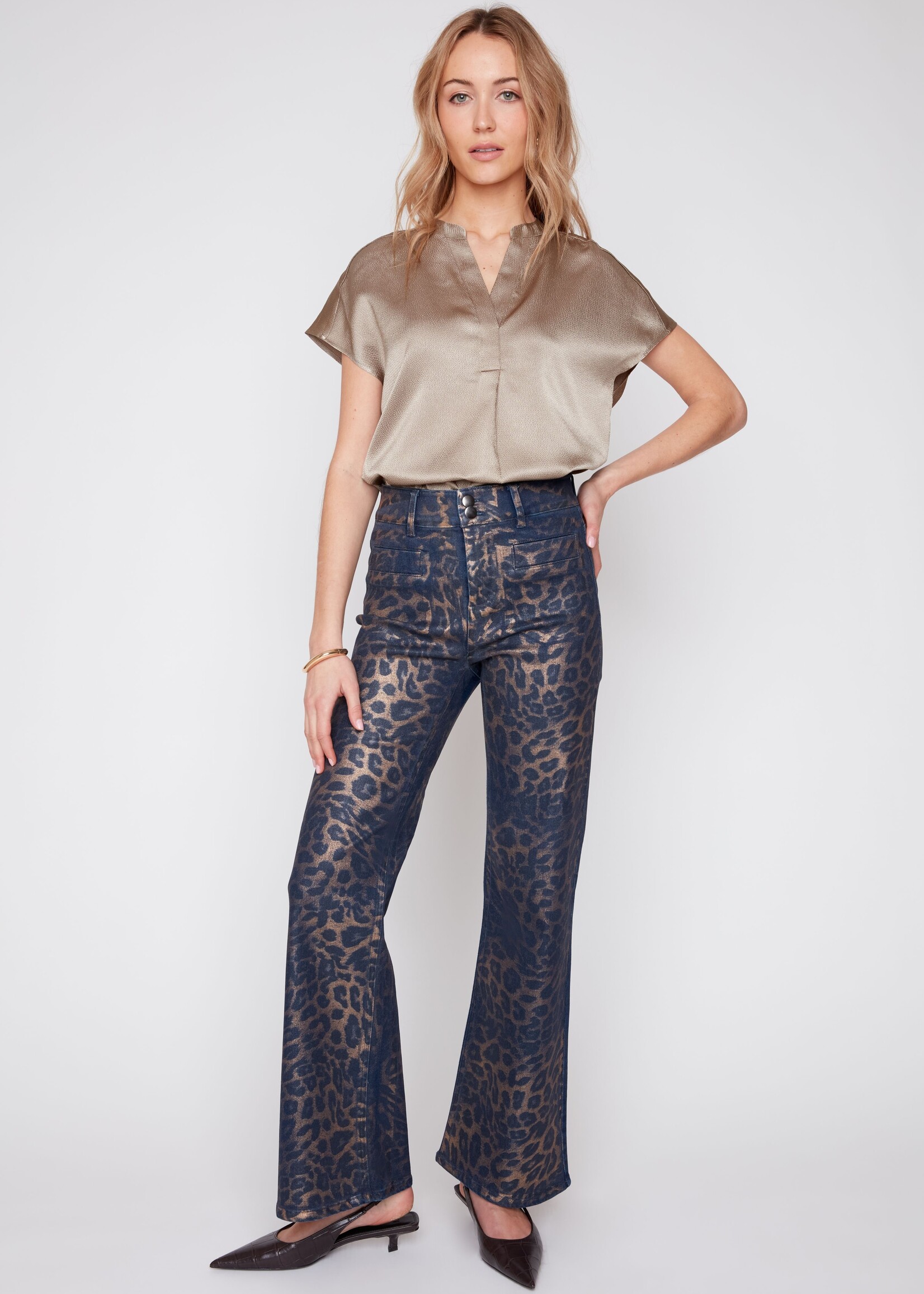 Renuar Renuar Animal Print Pant