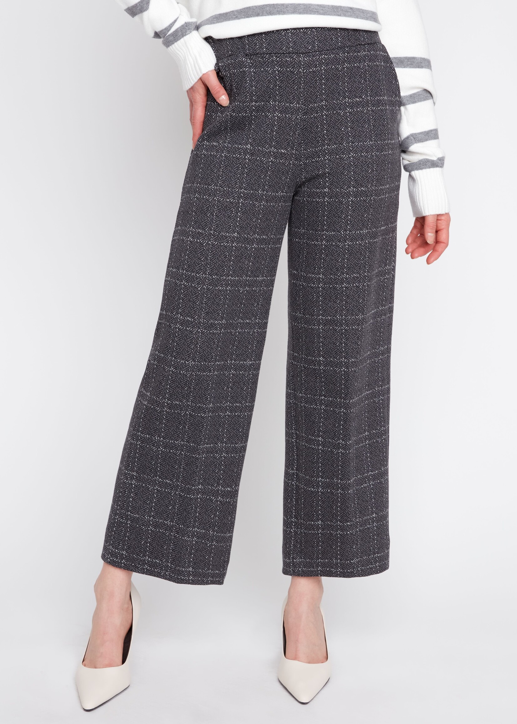 Renuar Renuar Broken Cropped Pull-On Pant