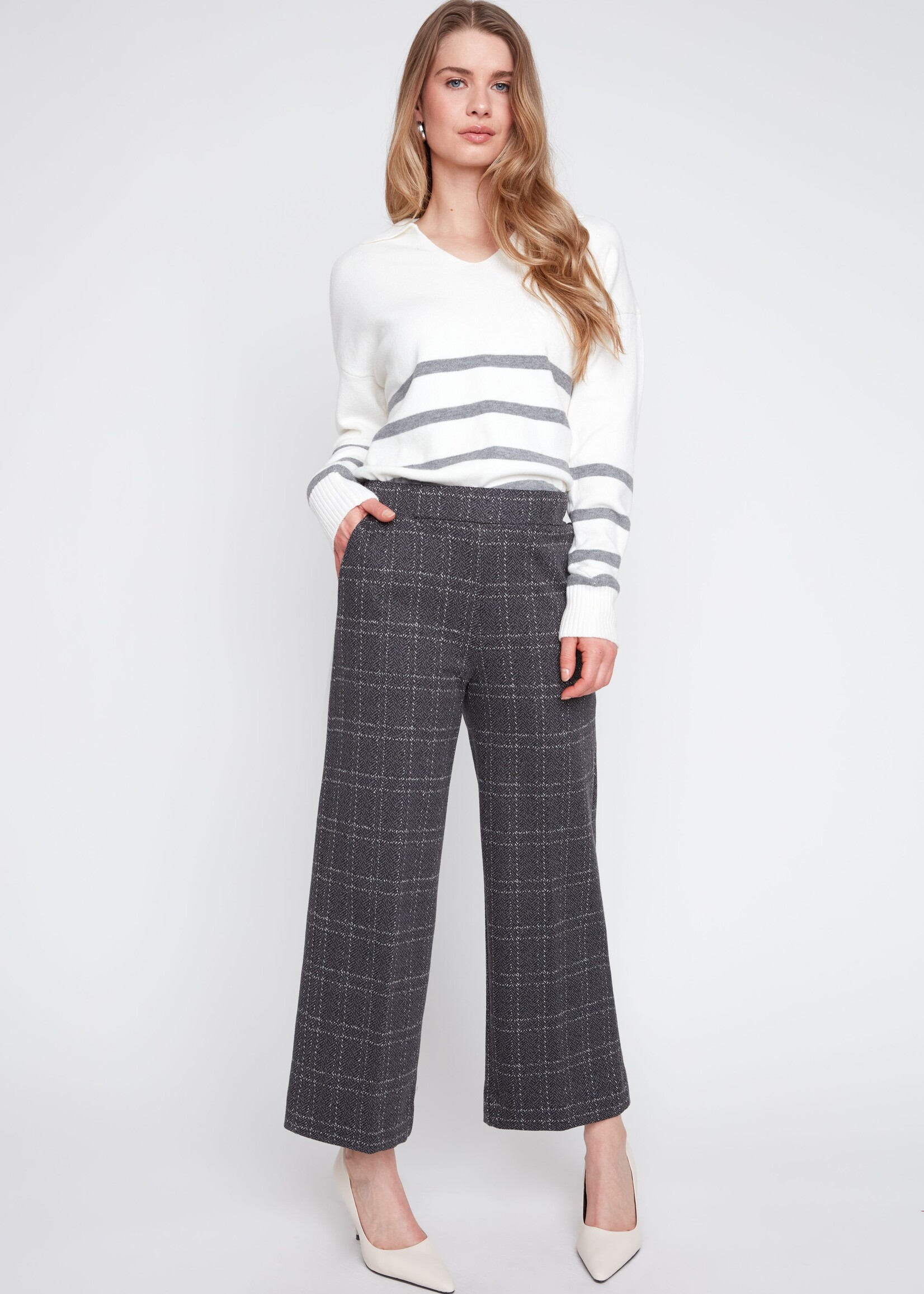 Renuar Renuar Broken Cropped Pull-On Pant