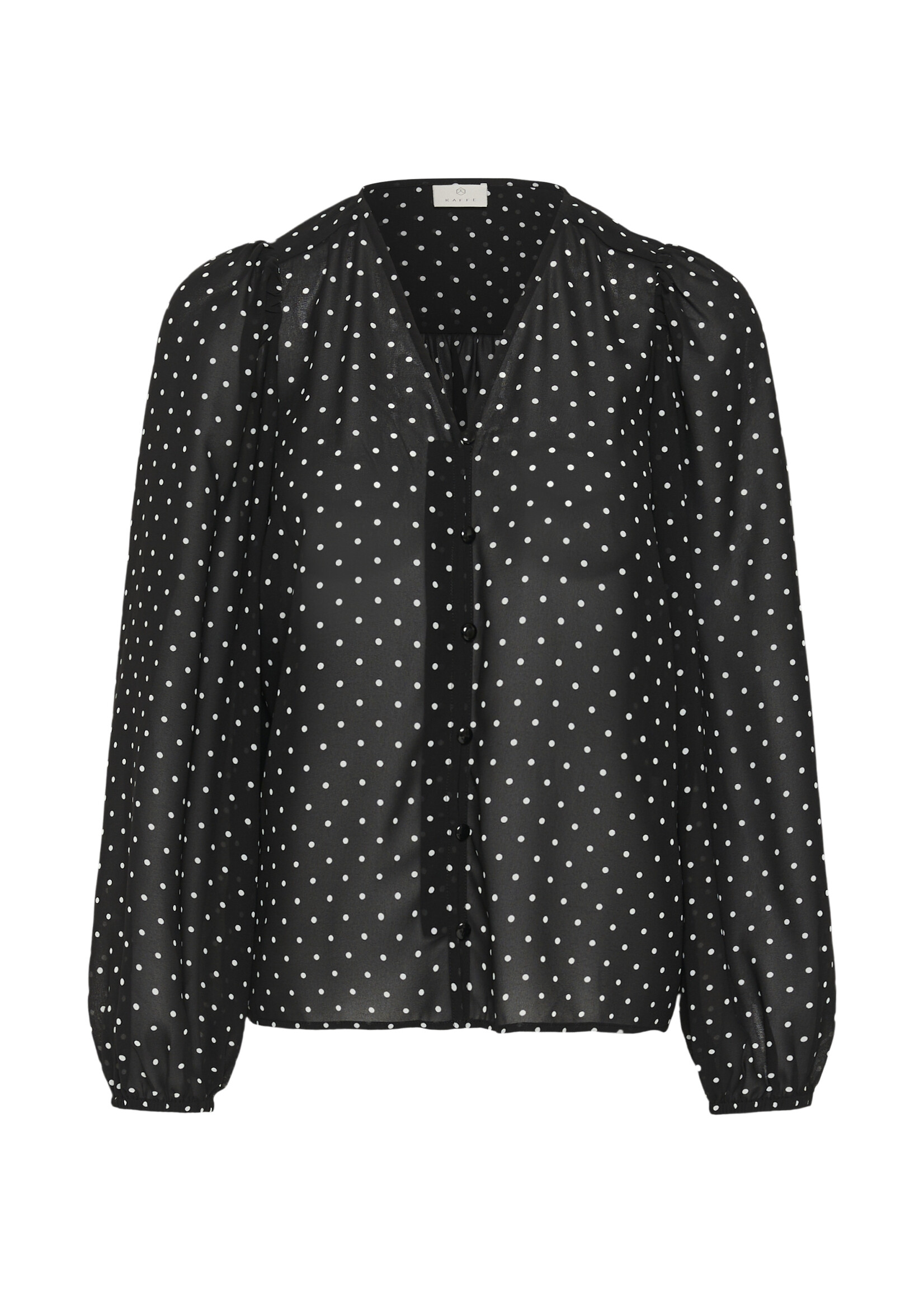 Kaffe Kaffe Mindy Polka Dot Blouse