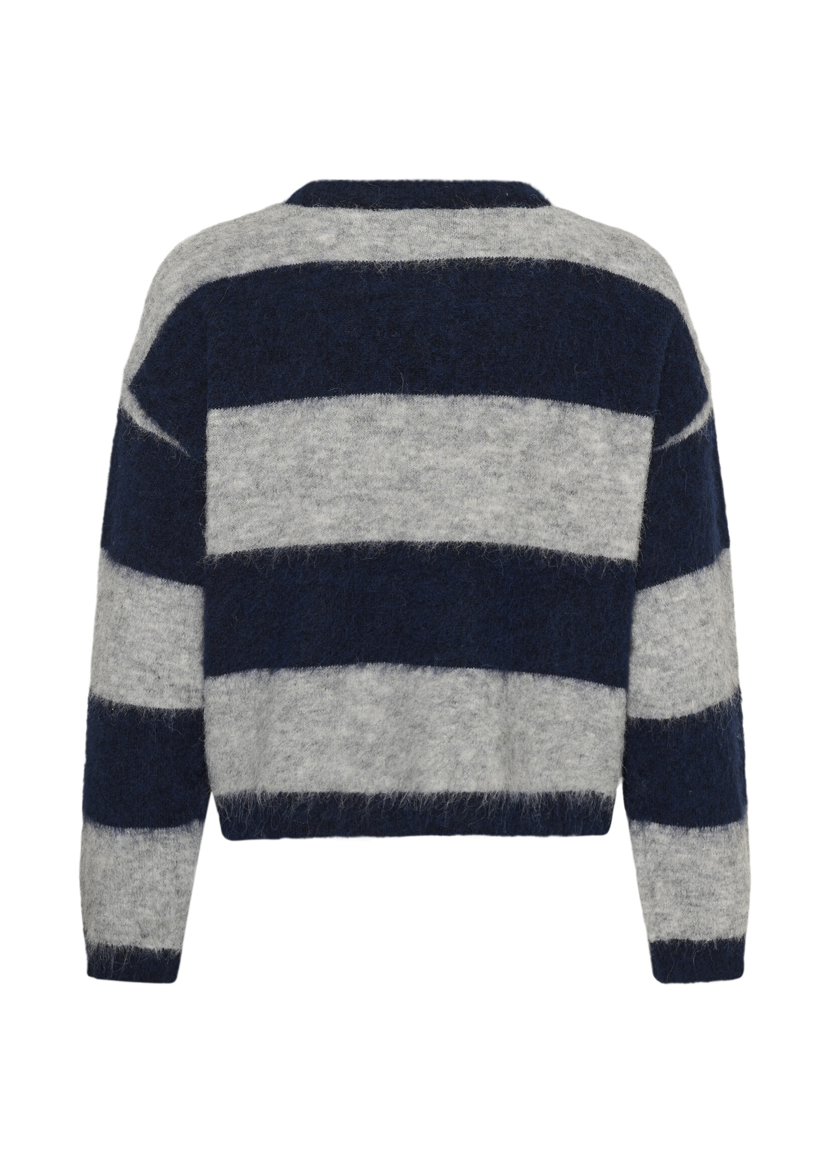 Saint Tropez Saint Tropez Tayzie Striped Crew Sweater