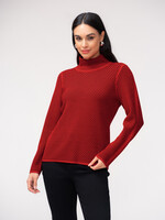 Elena Wang Elena Wang Crew Neck Honeycomb Sweater