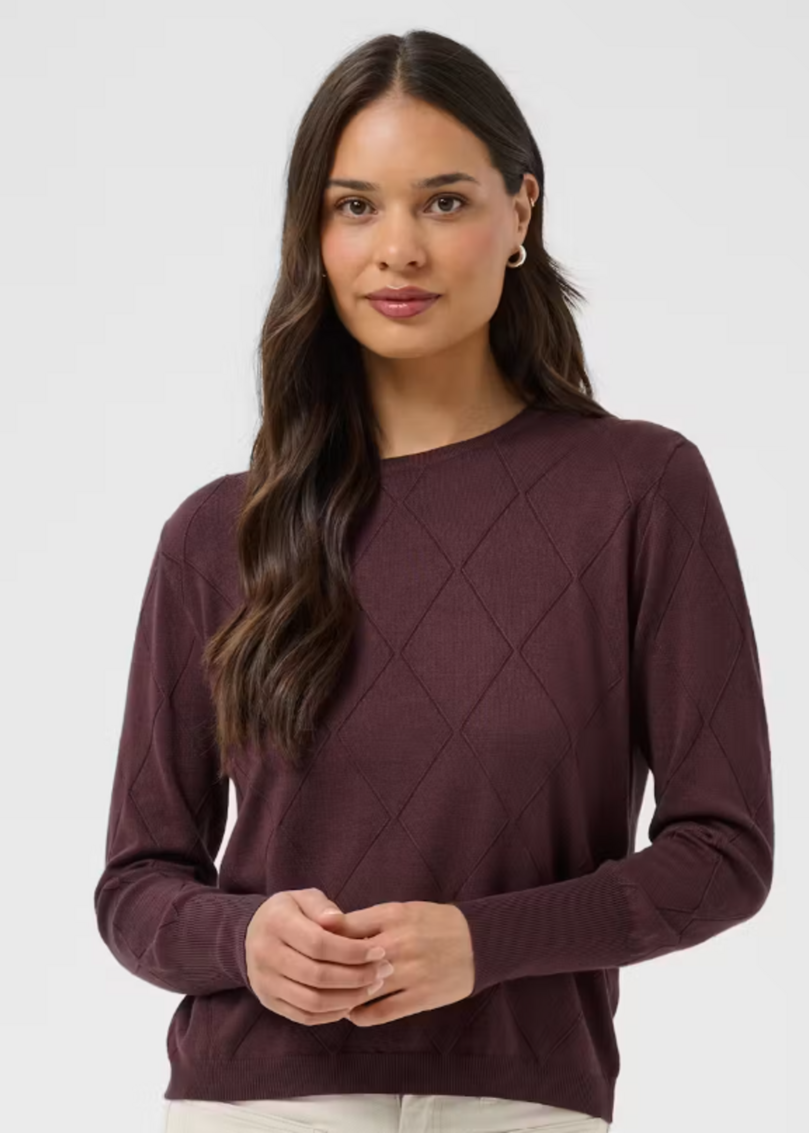 Kaffe Kaffe Lizza Argyle Sweater