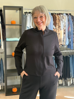 PURE PURE Black Zip Jacket