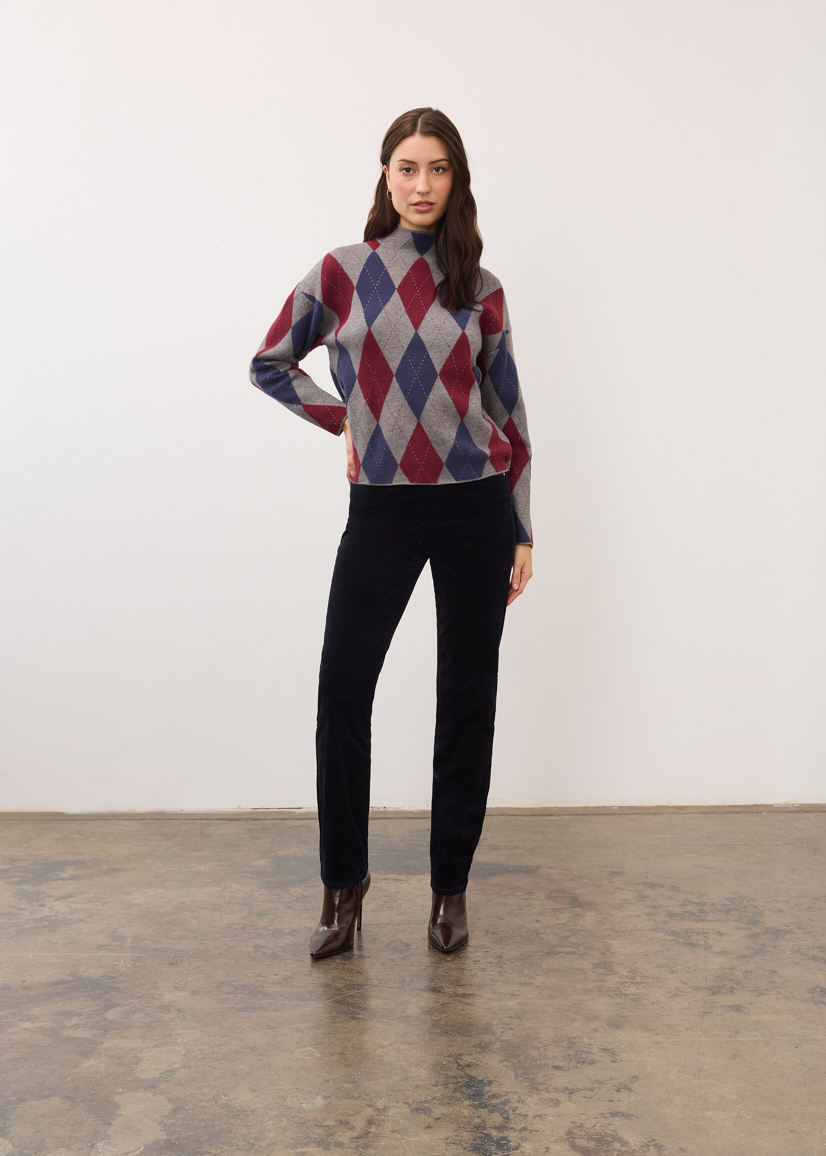 French Dressing Jeans FDJ Suzanne Straight Leg Corduroy Pants