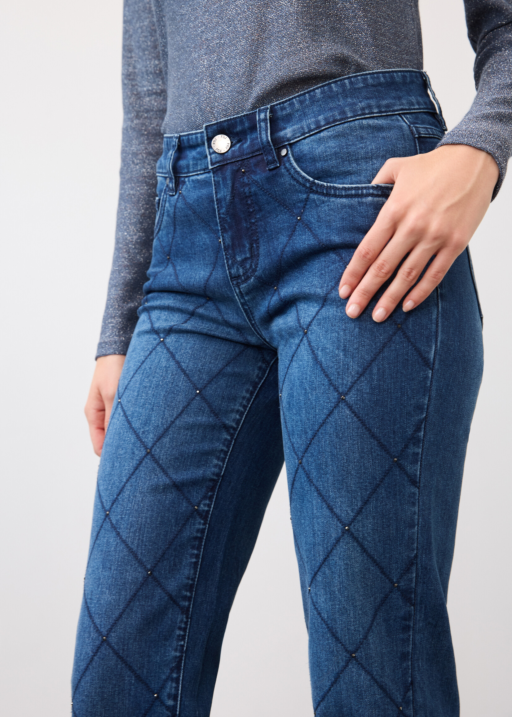 French Dressing Jeans FDJ Christina Sparkle Diamond Jean