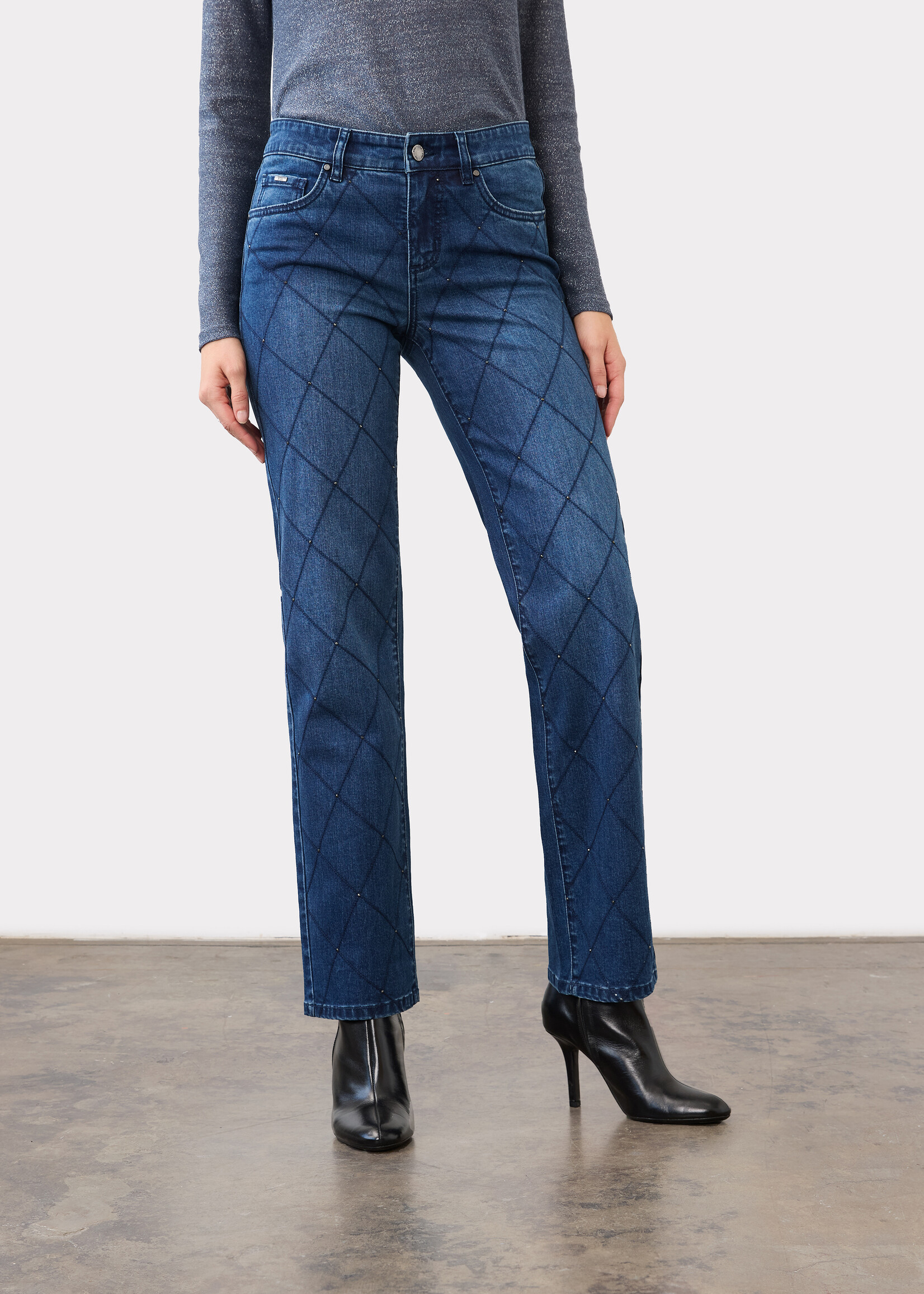 French Dressing Jeans FDJ Christina Sparkle Diamond Jean
