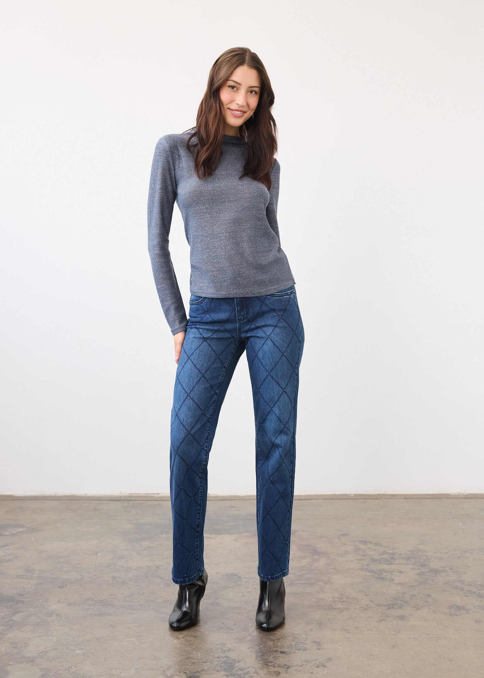 French Dressing Jeans FDJ Christina Sparkle Diamond Jean