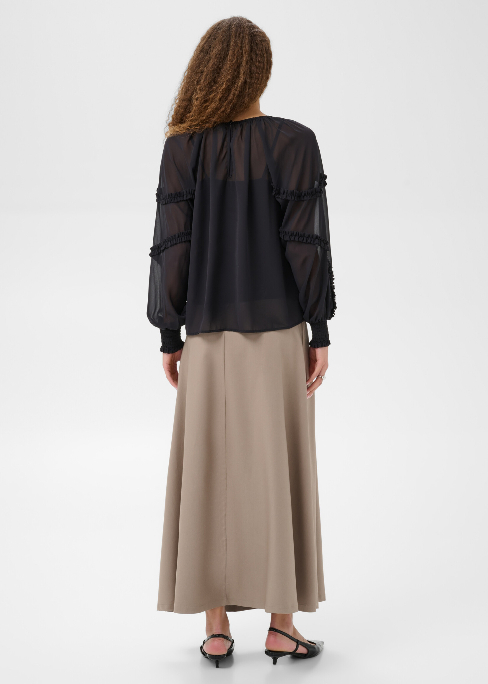 Kaffe Kaffe Noelle Boho Sheer Top