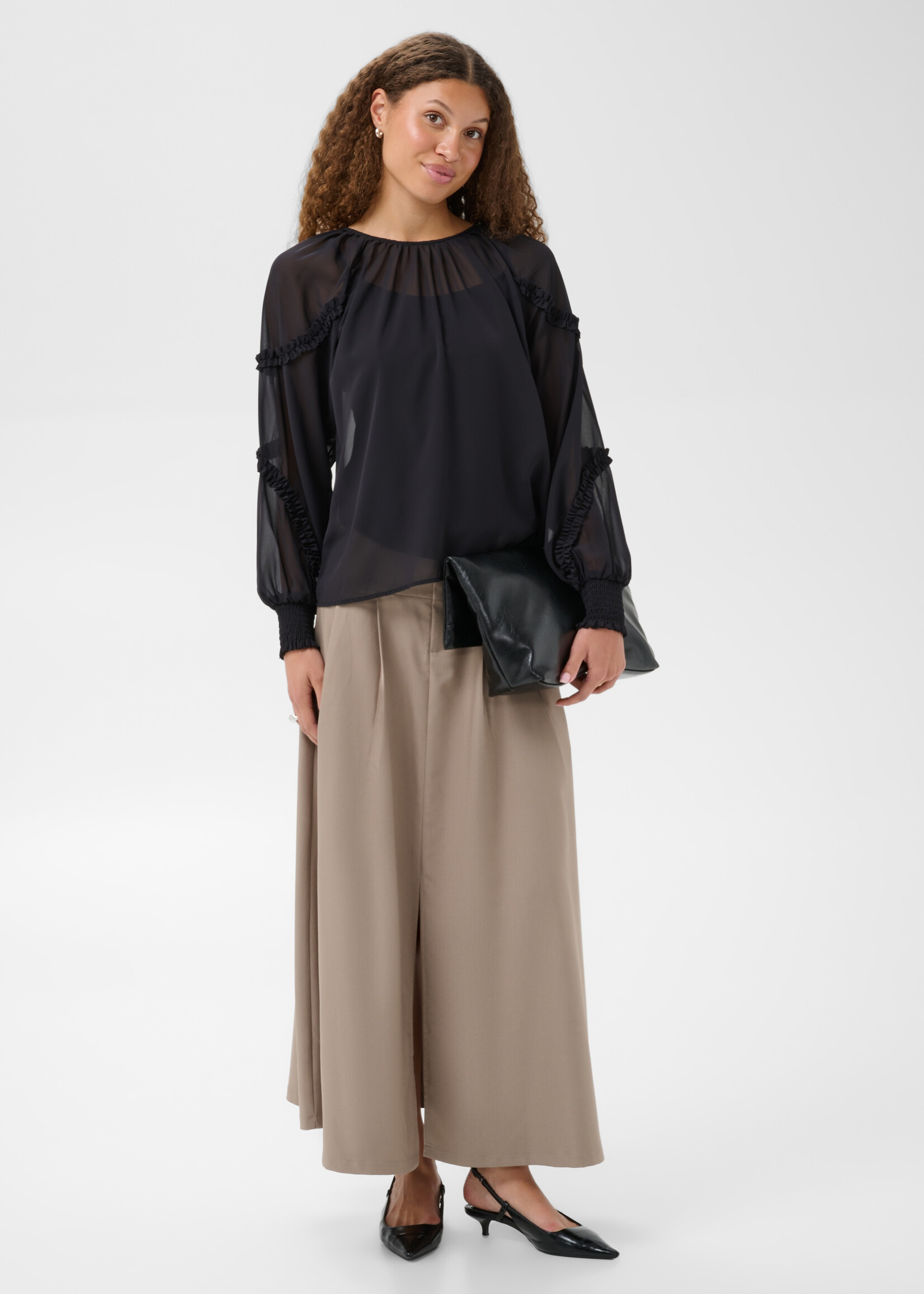 Kaffe Kaffe Noelle Boho Sheer Top