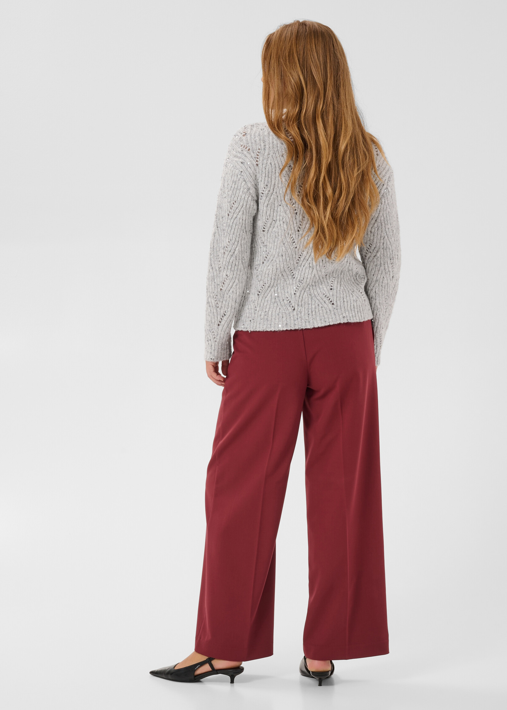 Kaffe Kaffe Quin Sequin Crew Sweater