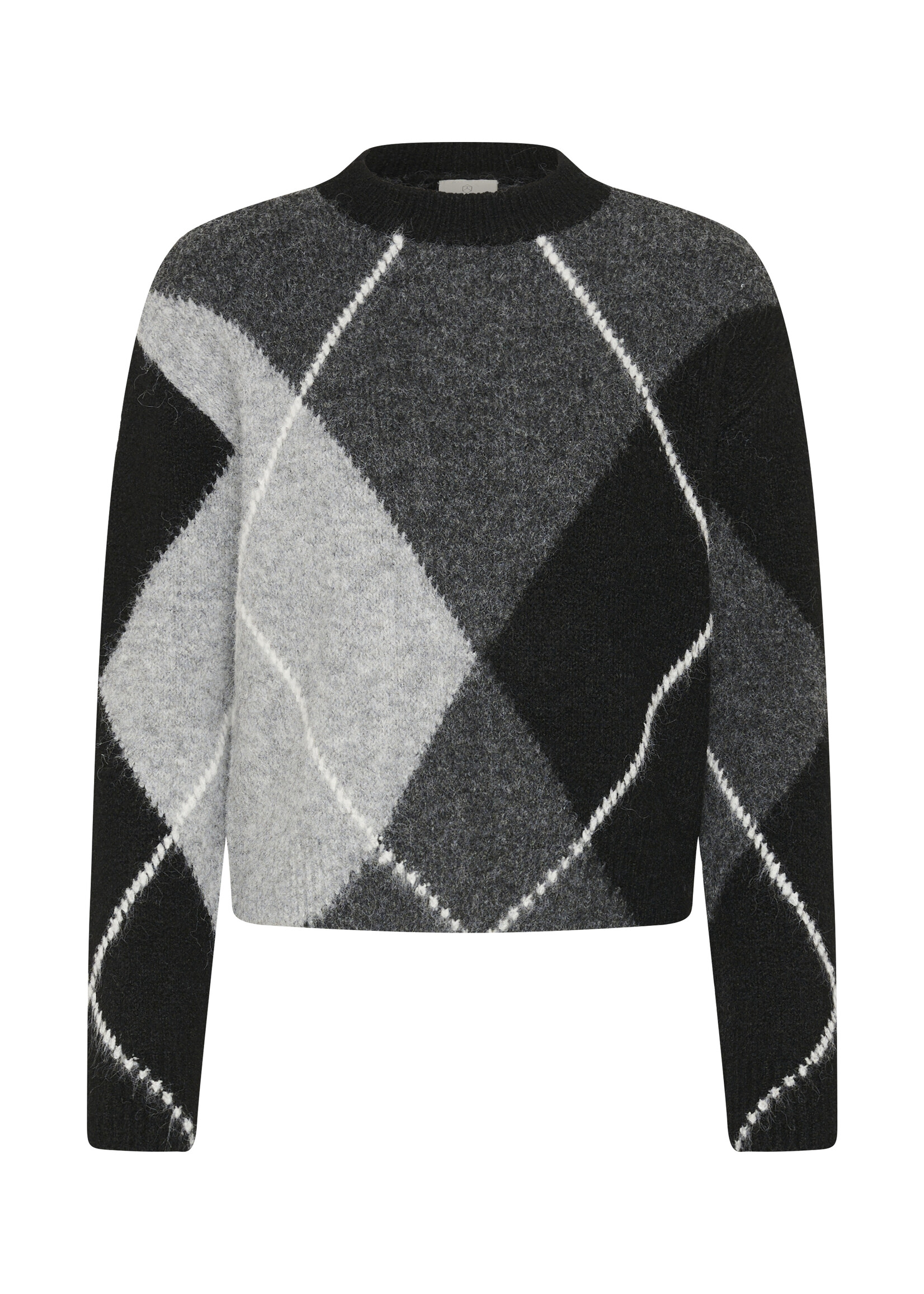 Kaffe Kaffe Grith Argyle Crew Sweater