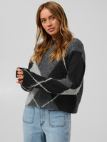 Kaffe Kaffe Grith Argyle Crew Sweater