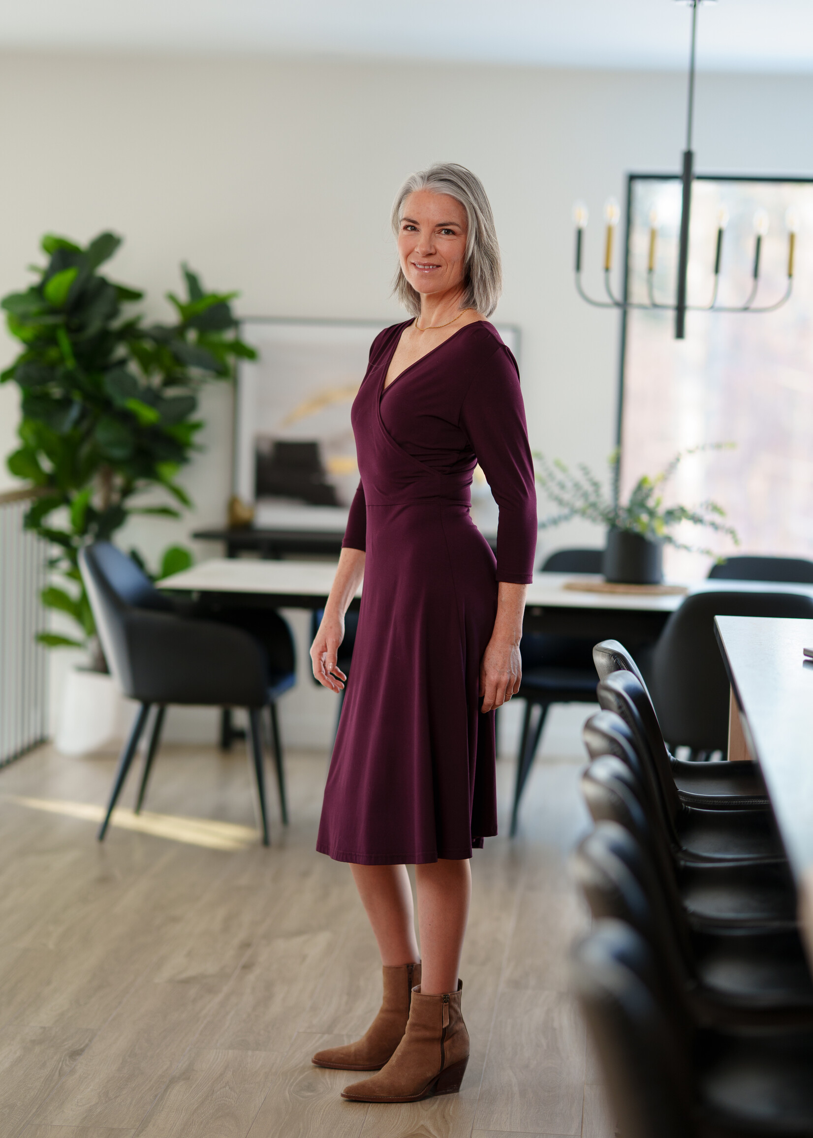 Rien Ne Se Perd Rien Ne Se Perd St-Laurent V-Neck Dress