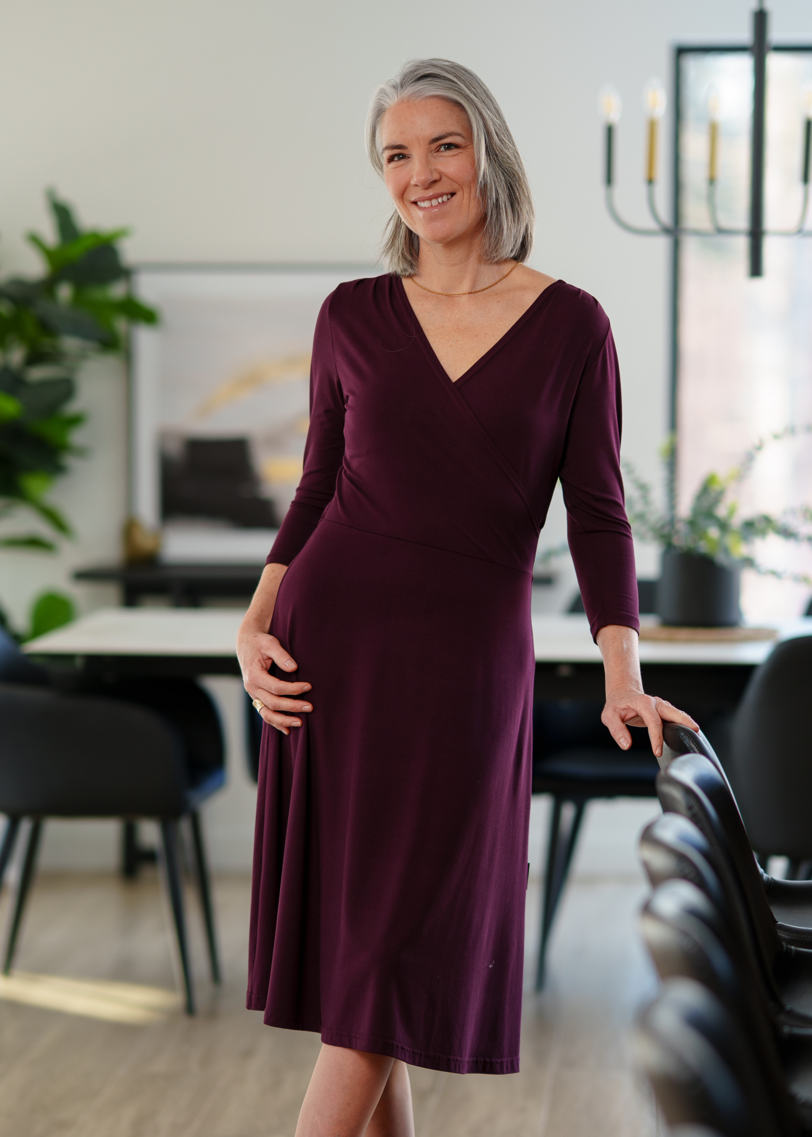 Rien Ne Se Perd Rien Ne Se Perd St-Laurent V-Neck Dress