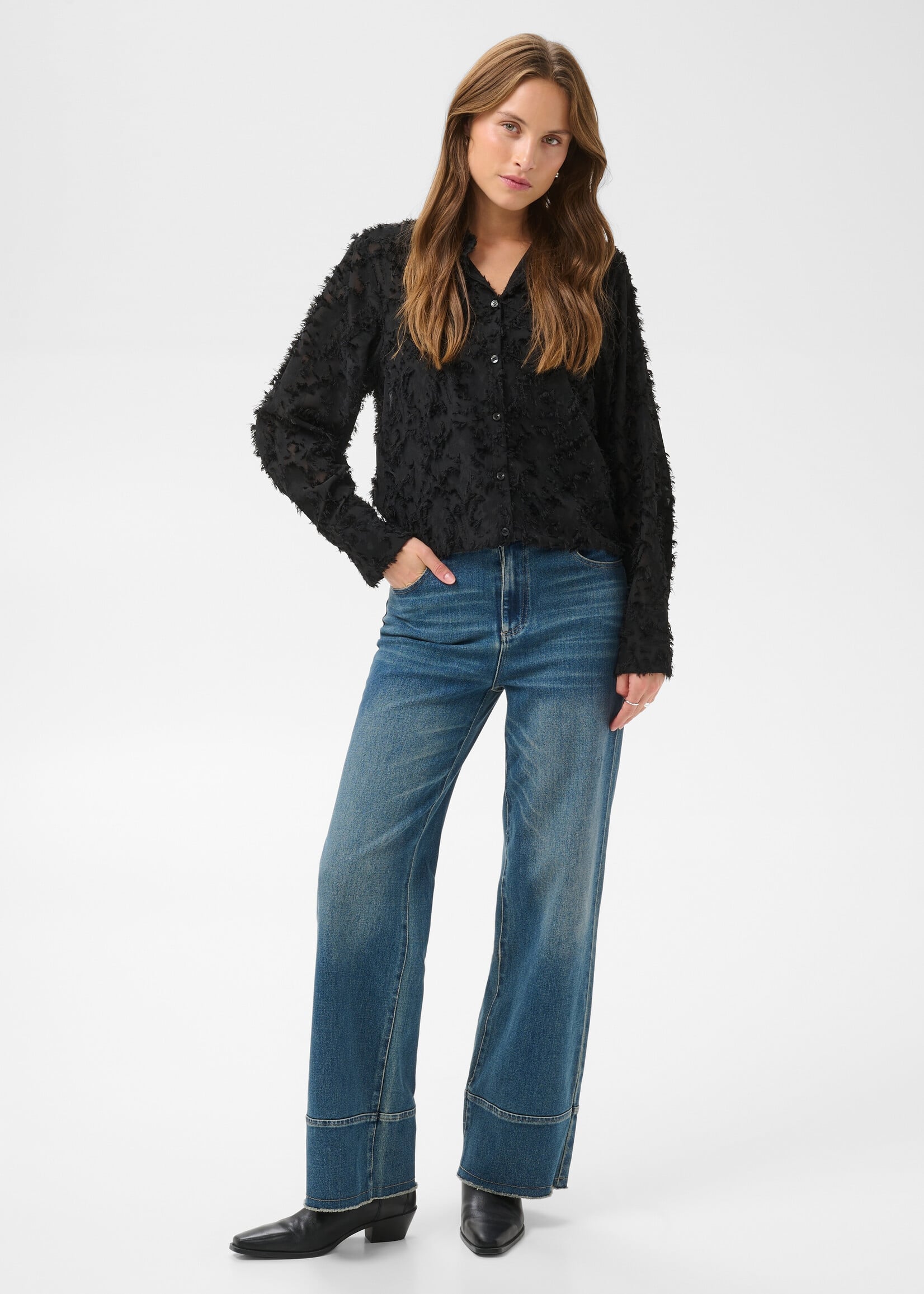 Saint Tropez Saint Tropez Unita Eyelash Shirt