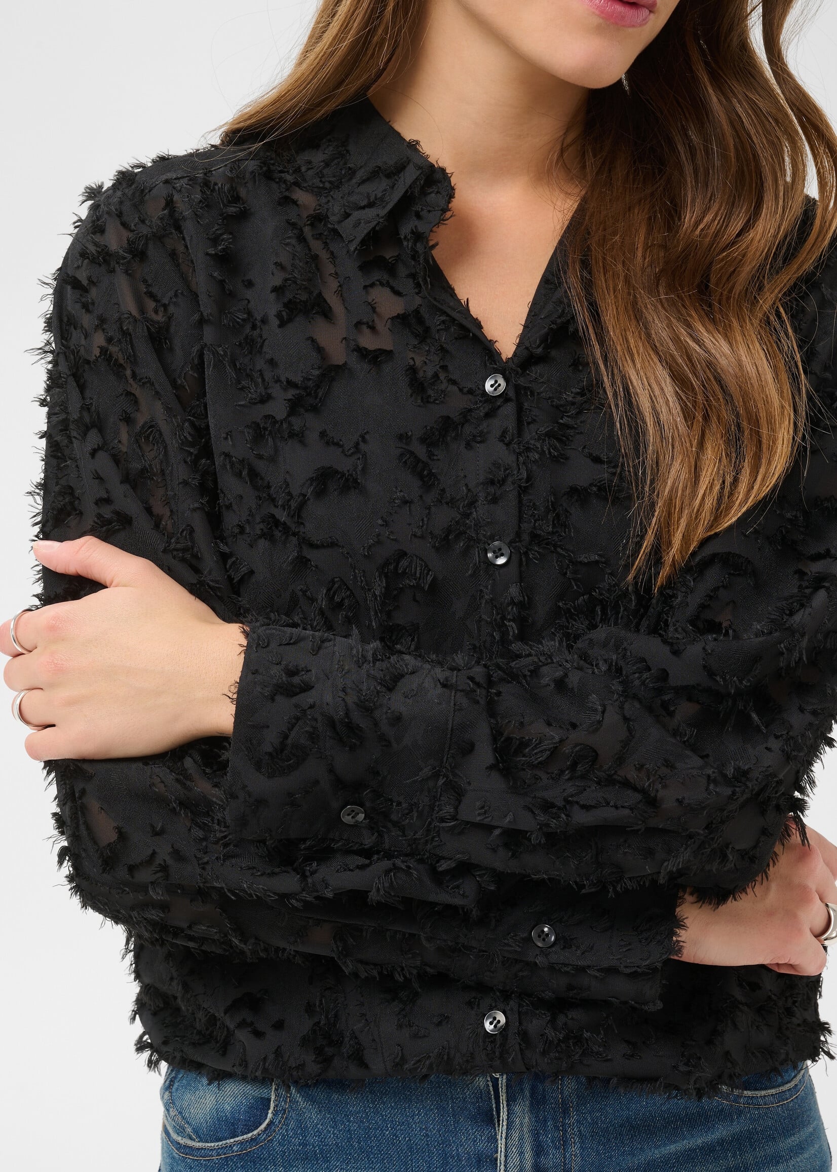 Saint Tropez Saint Tropez Unita Eyelash Shirt