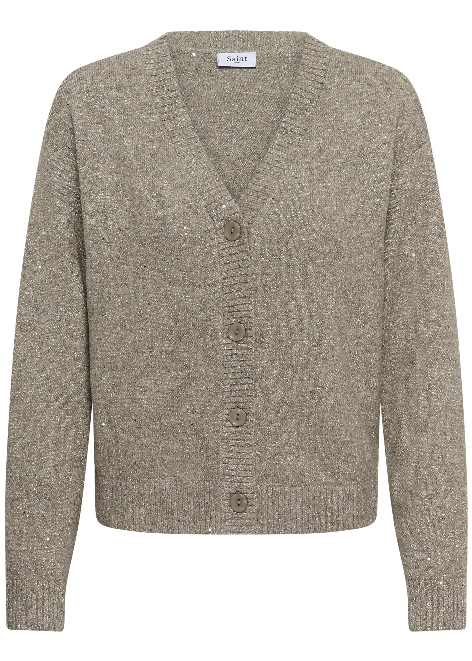 Saint Tropez Saint Tropez Nova Sparkle V-Neck Cardigan