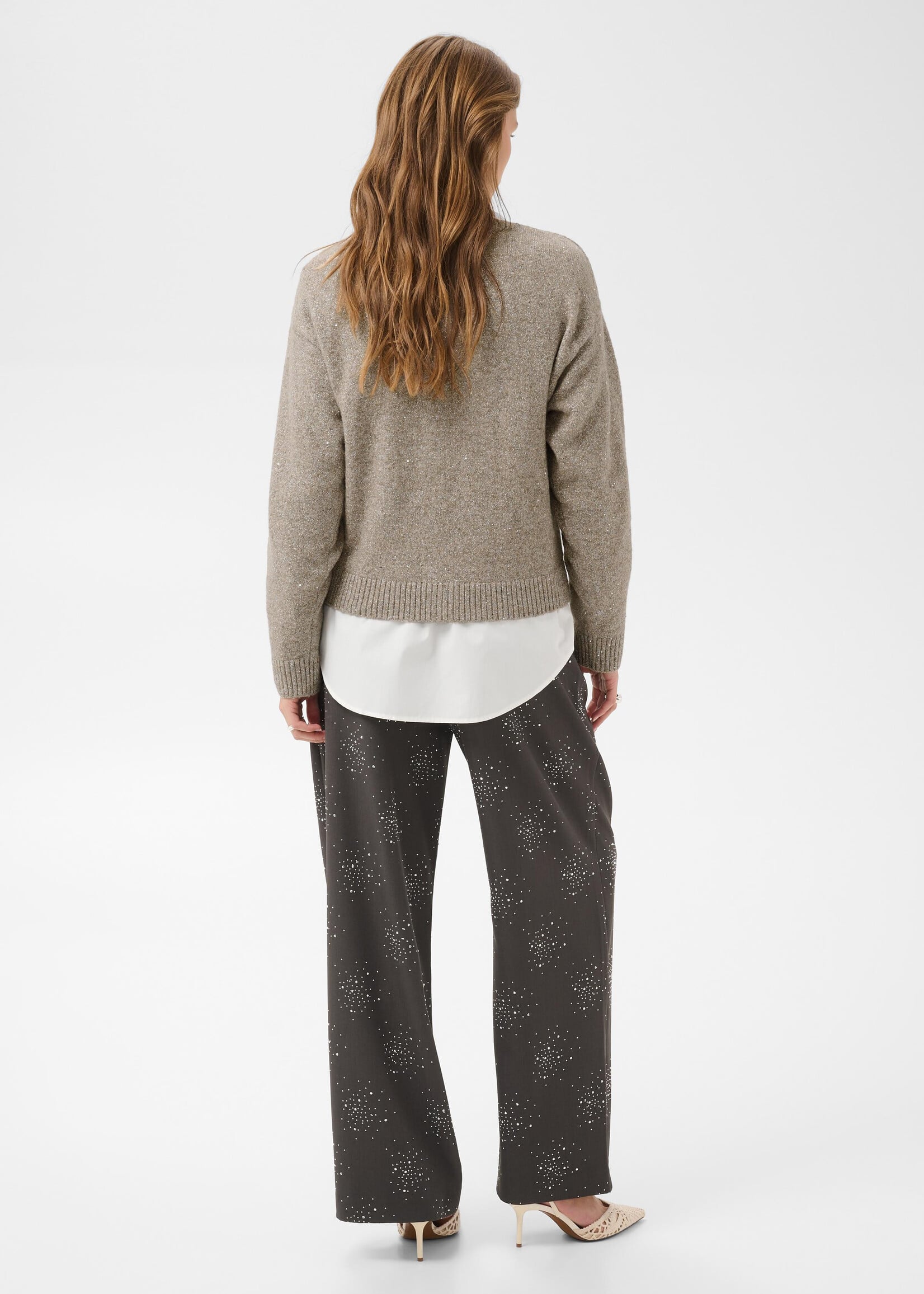 Saint Tropez Saint Tropez Nova Sparkle V-Neck Cardigan