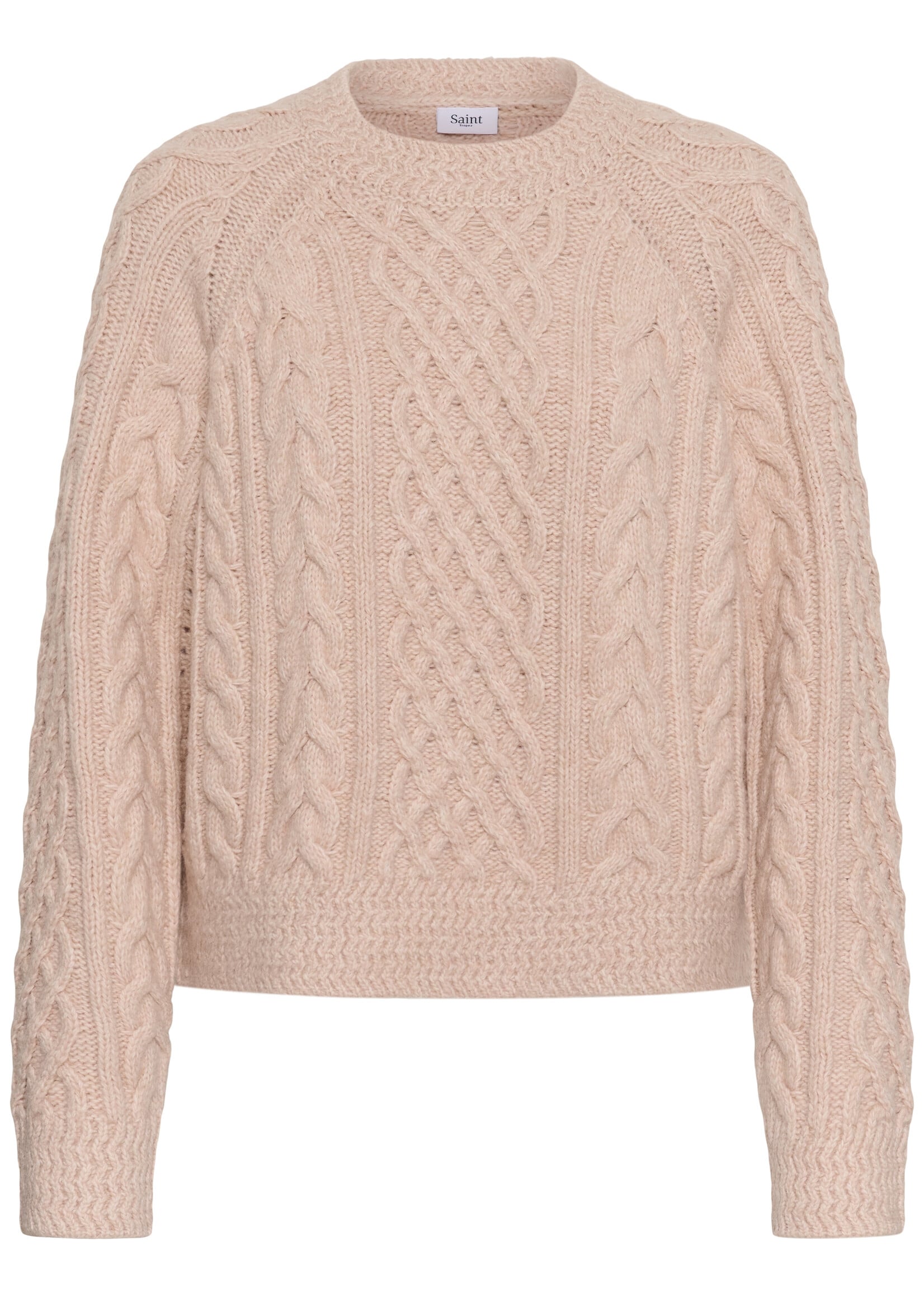 Saint Tropez Saint Tropez Uwena Cable Crew Sweater