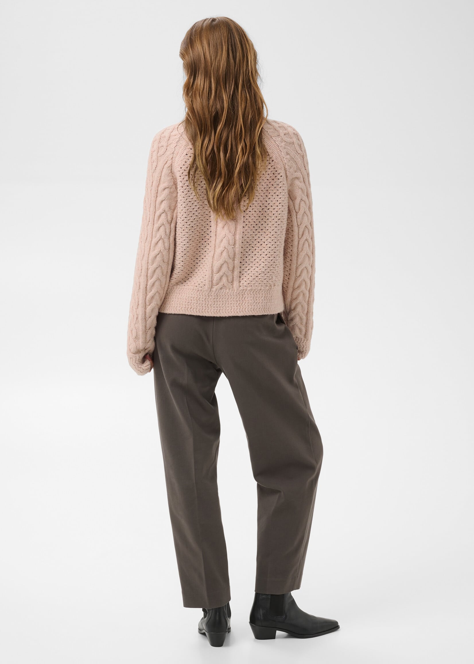 Saint Tropez Saint Tropez Uwena Cable Crew Sweater
