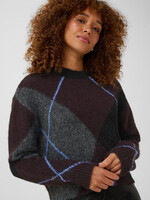 Kaffe Kaffe Grith Argyle Crew Sweater