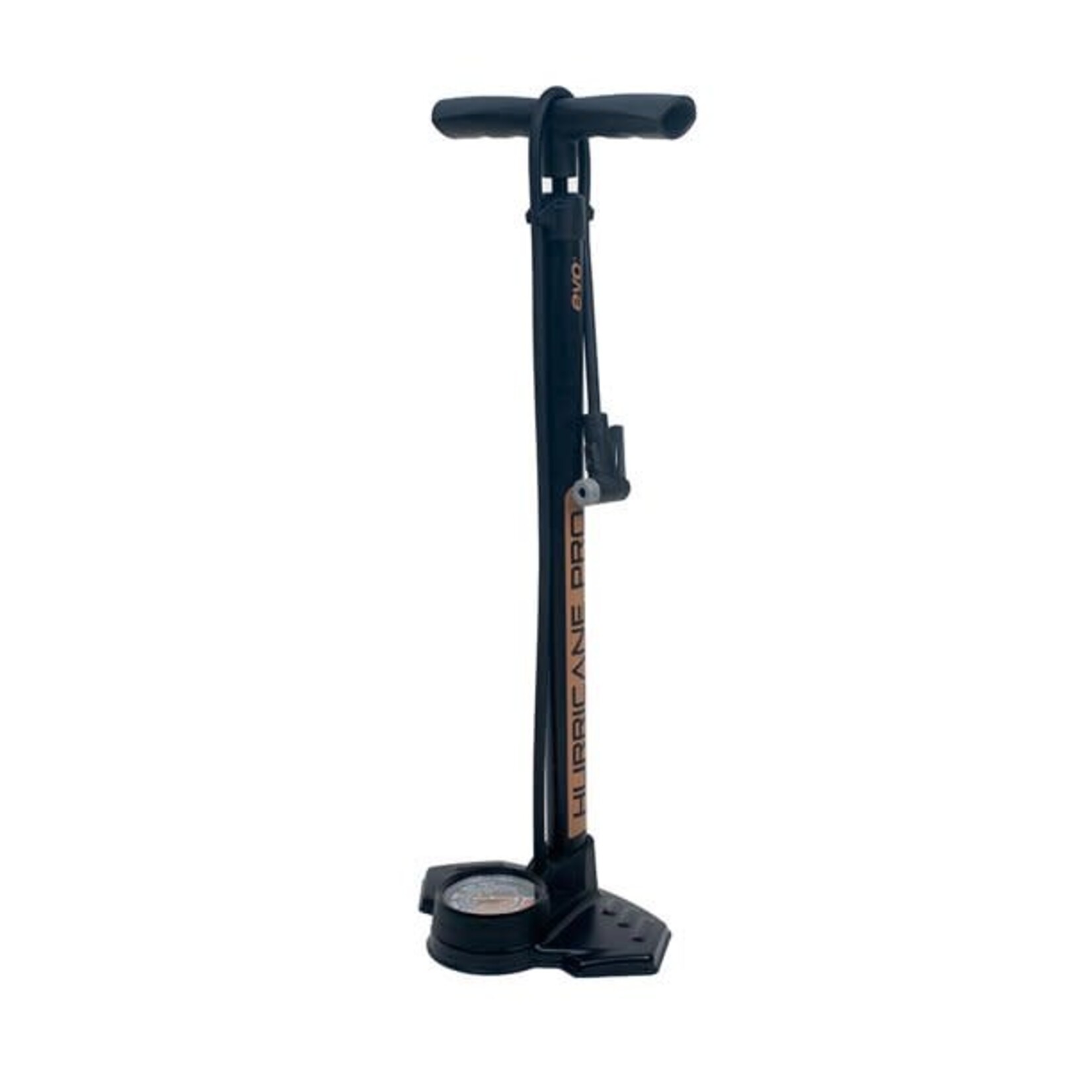 EVO EVO, Hurricane Pro, Floor Pump, SmartHead, 160psi, Black/Gold