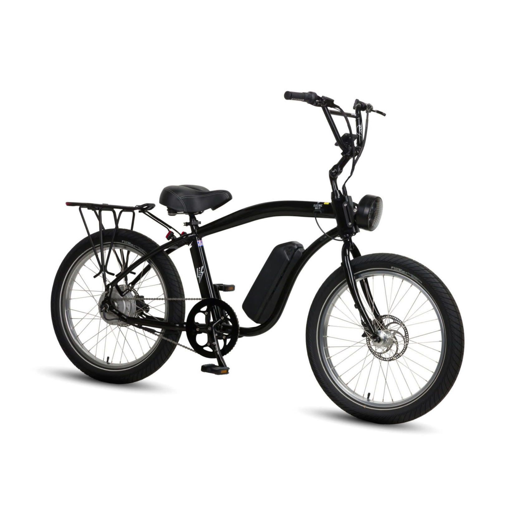 Electric Bike Company EBC Model A - Black, Rack