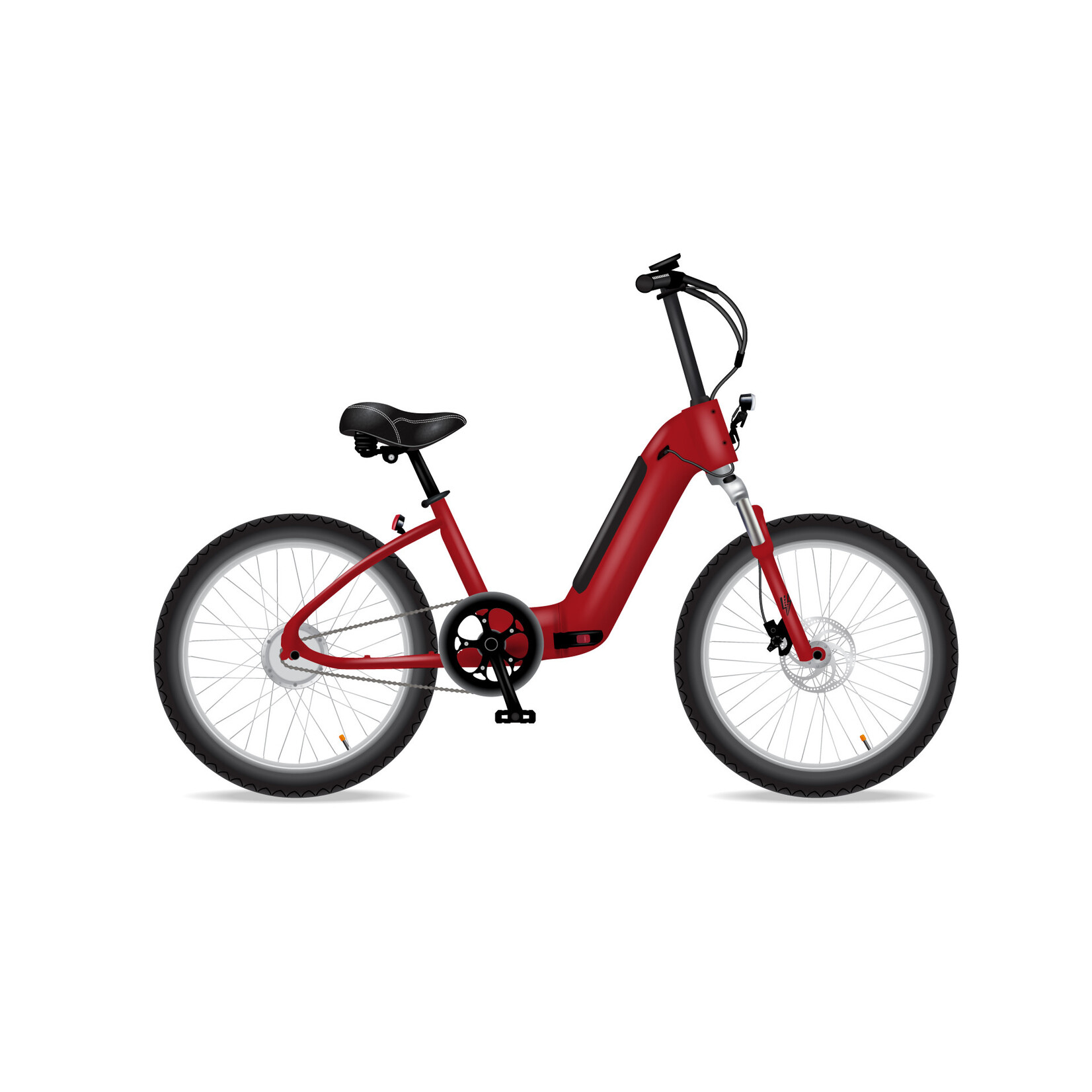 Electric Bike Company EBC Model F - Red