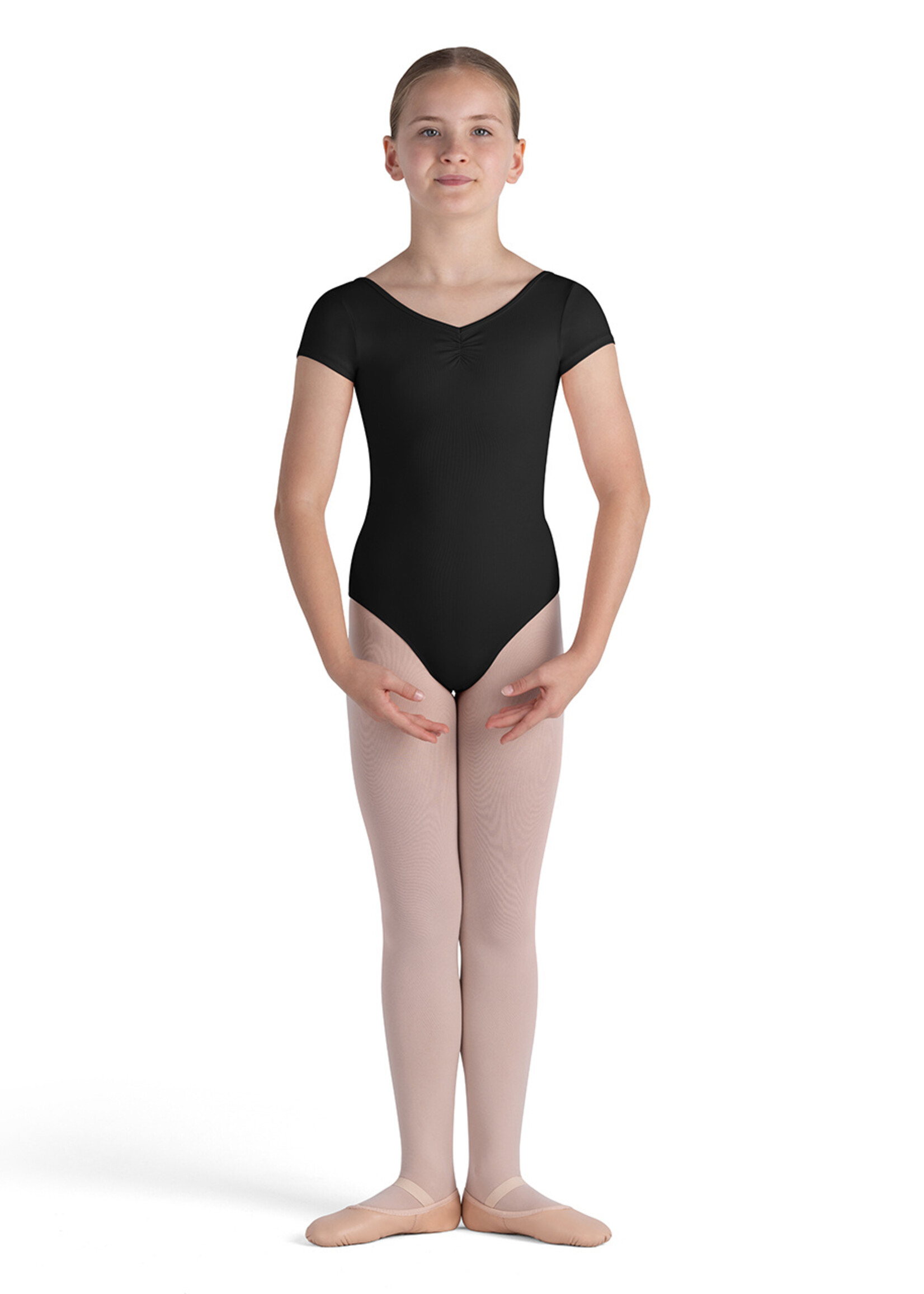 Bloch Bloch Soft Gather Low Cap Sleeve Leo - Child