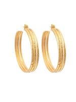 Sylvia Toledano Stripes Large Earrings - Gold