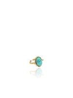 Sylvia Toledano Petite Oval Ring - Turquoise
