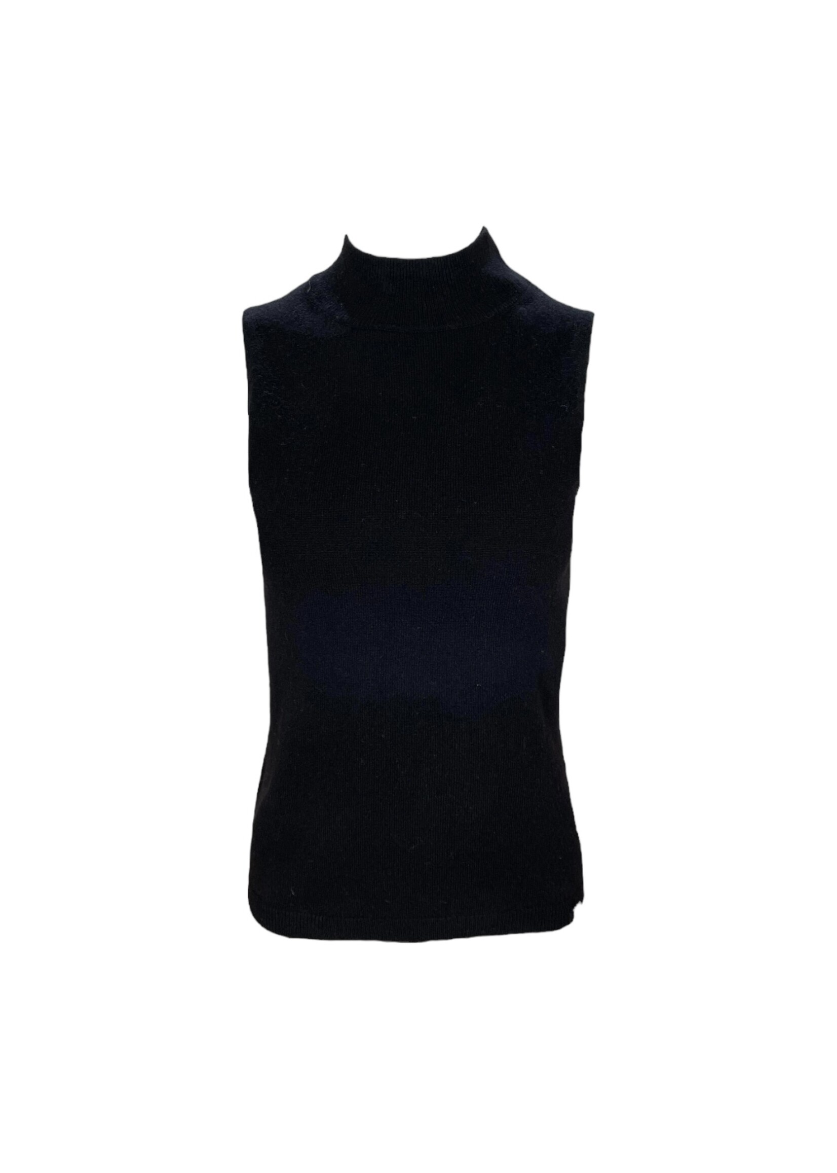 One Grey Day Amari Cashmere Tank - Black