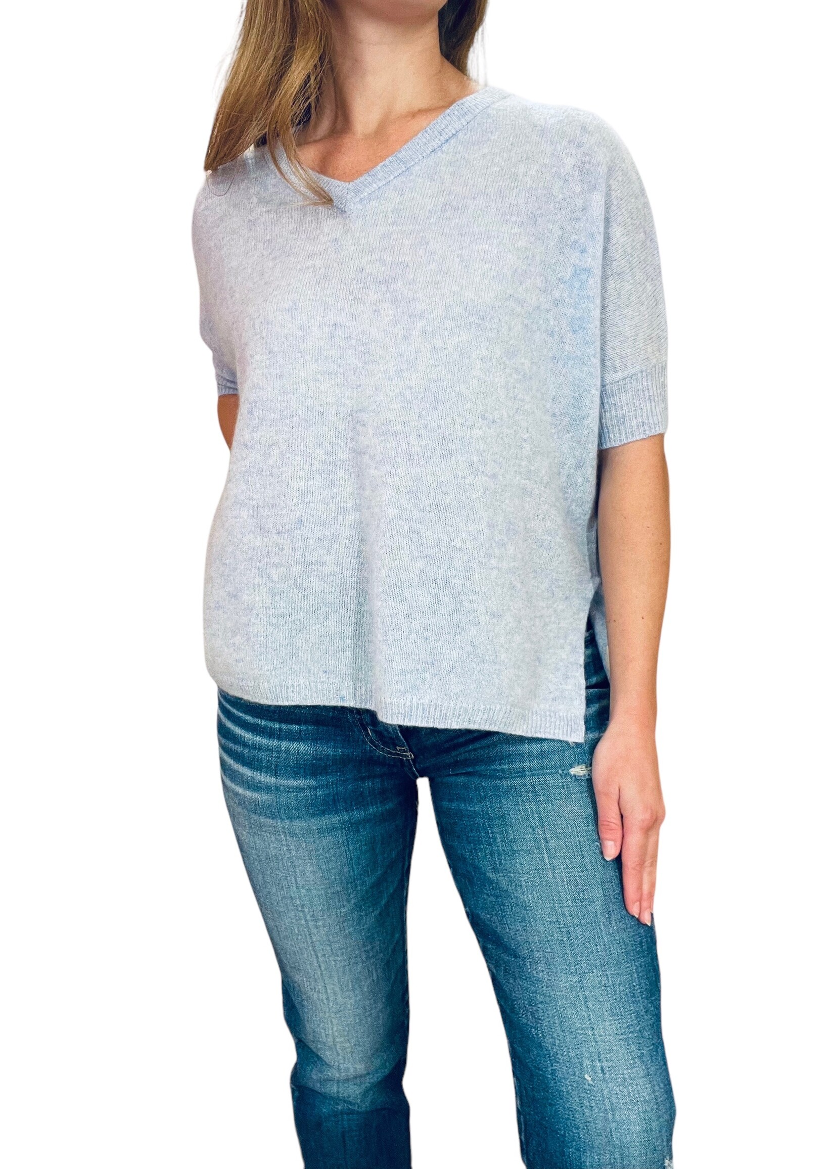 Brodie Bronte Tee Sweater - Blue Mist