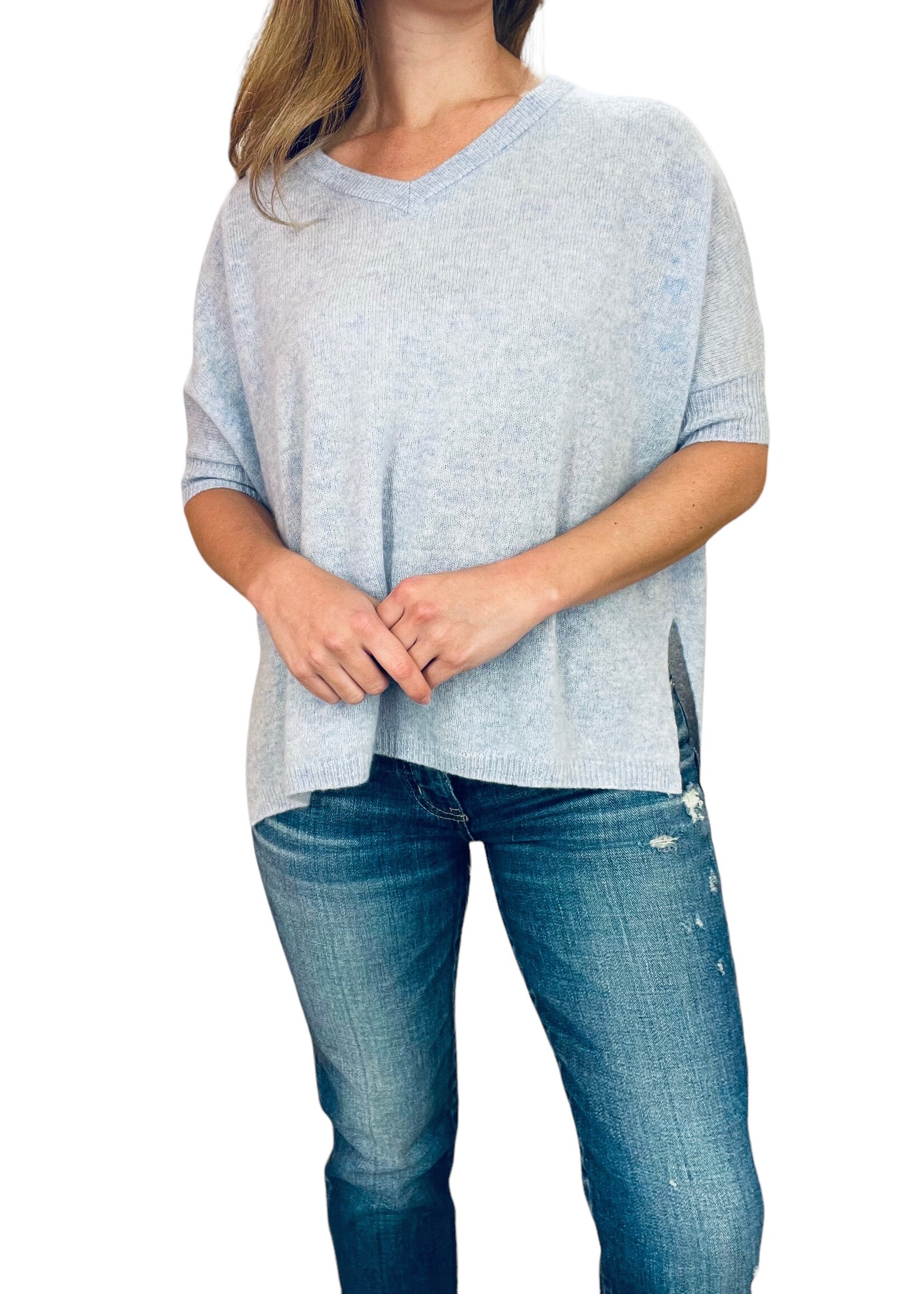 Brodie Bronte Tee Sweater - Blue Mist