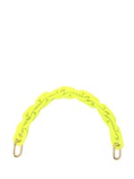Clare V Shortie Strap - Neon Yellow Resin
