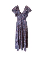 Apiece Apart Monet Ruched Maxi Dress - Bella Floral