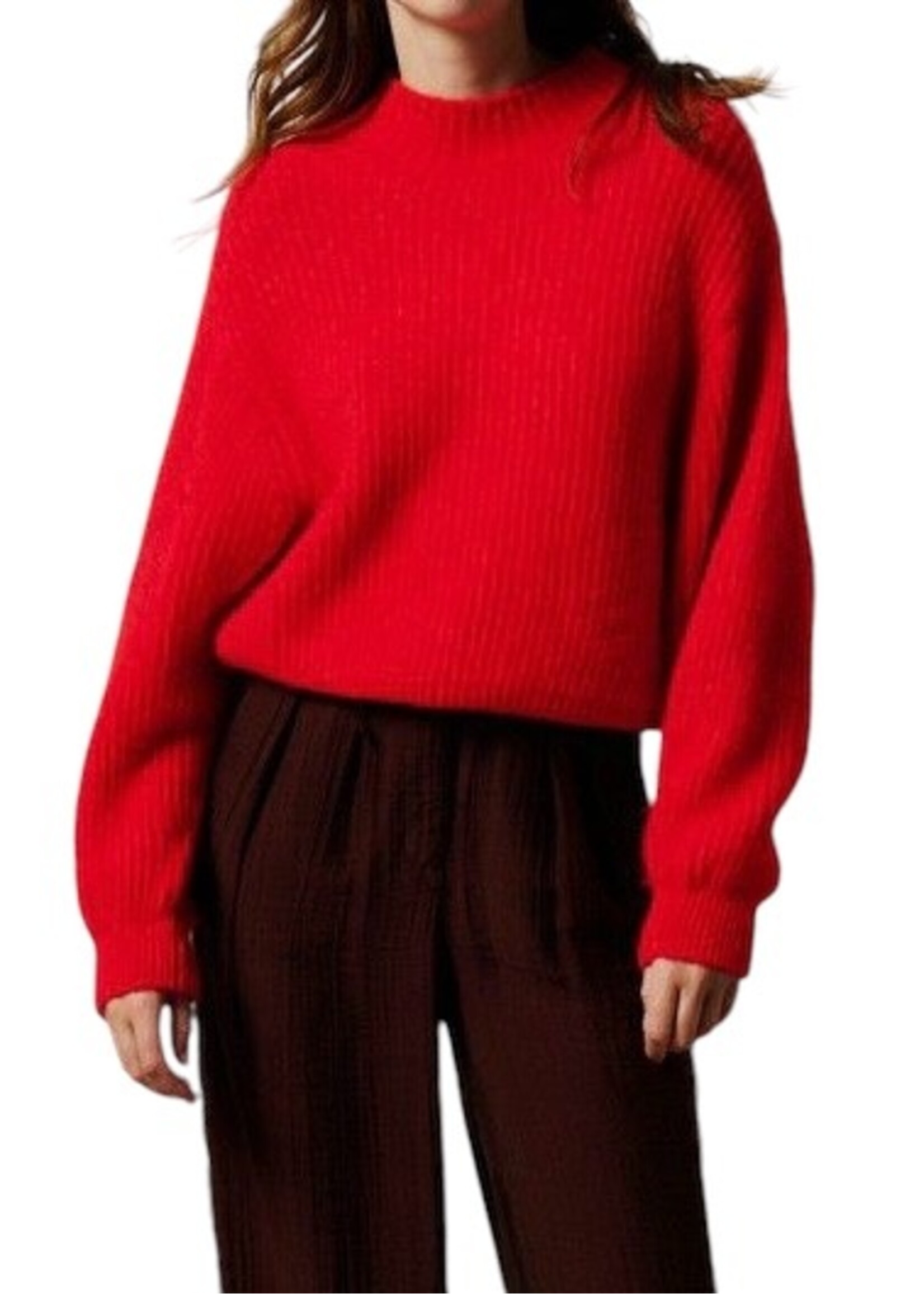 American Vintage East Cardigan Sweater - Piment Chine