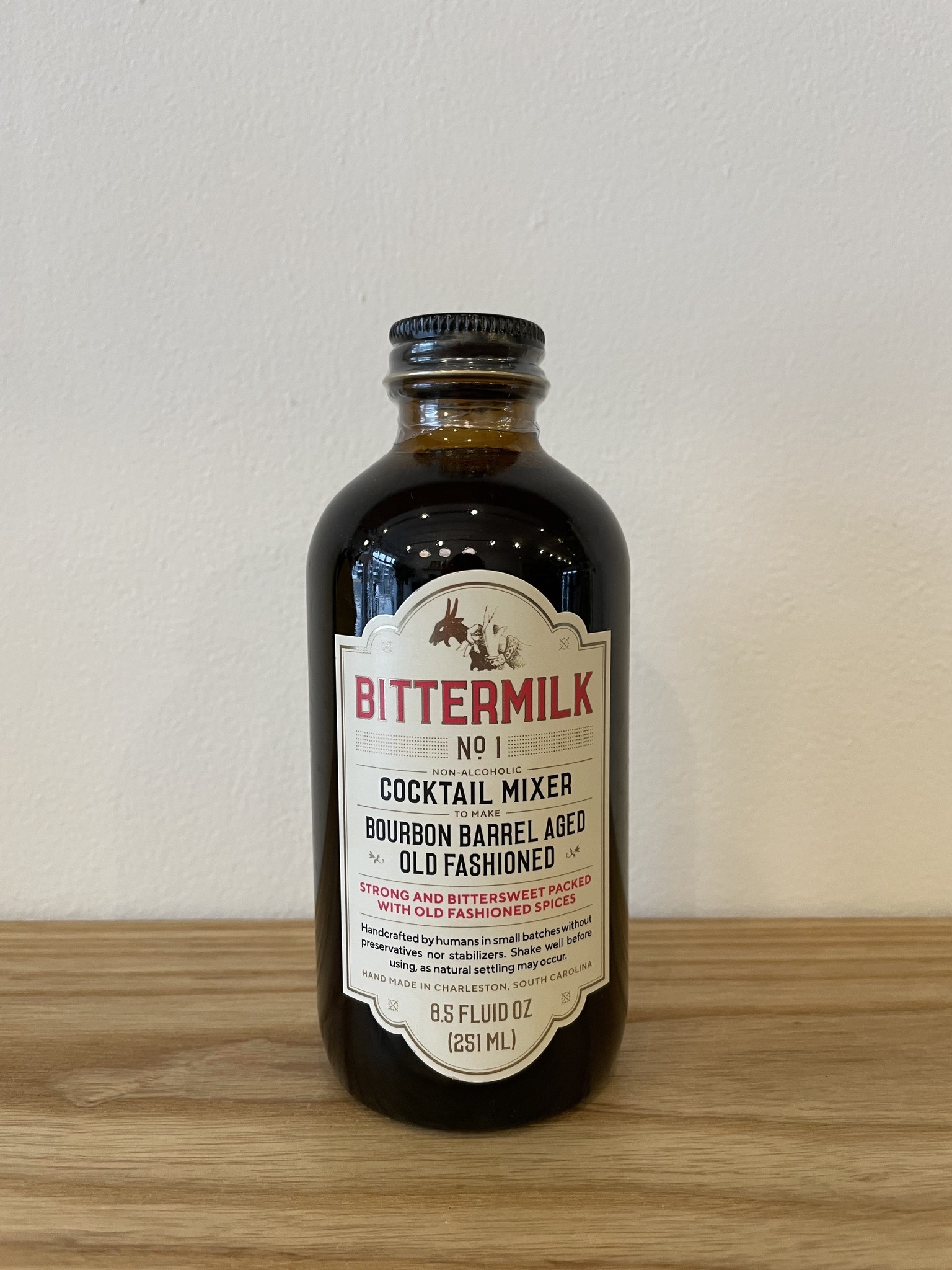 Bittermilk 1 Barrel Aged Old Fashioned Syrup The Zero Co
