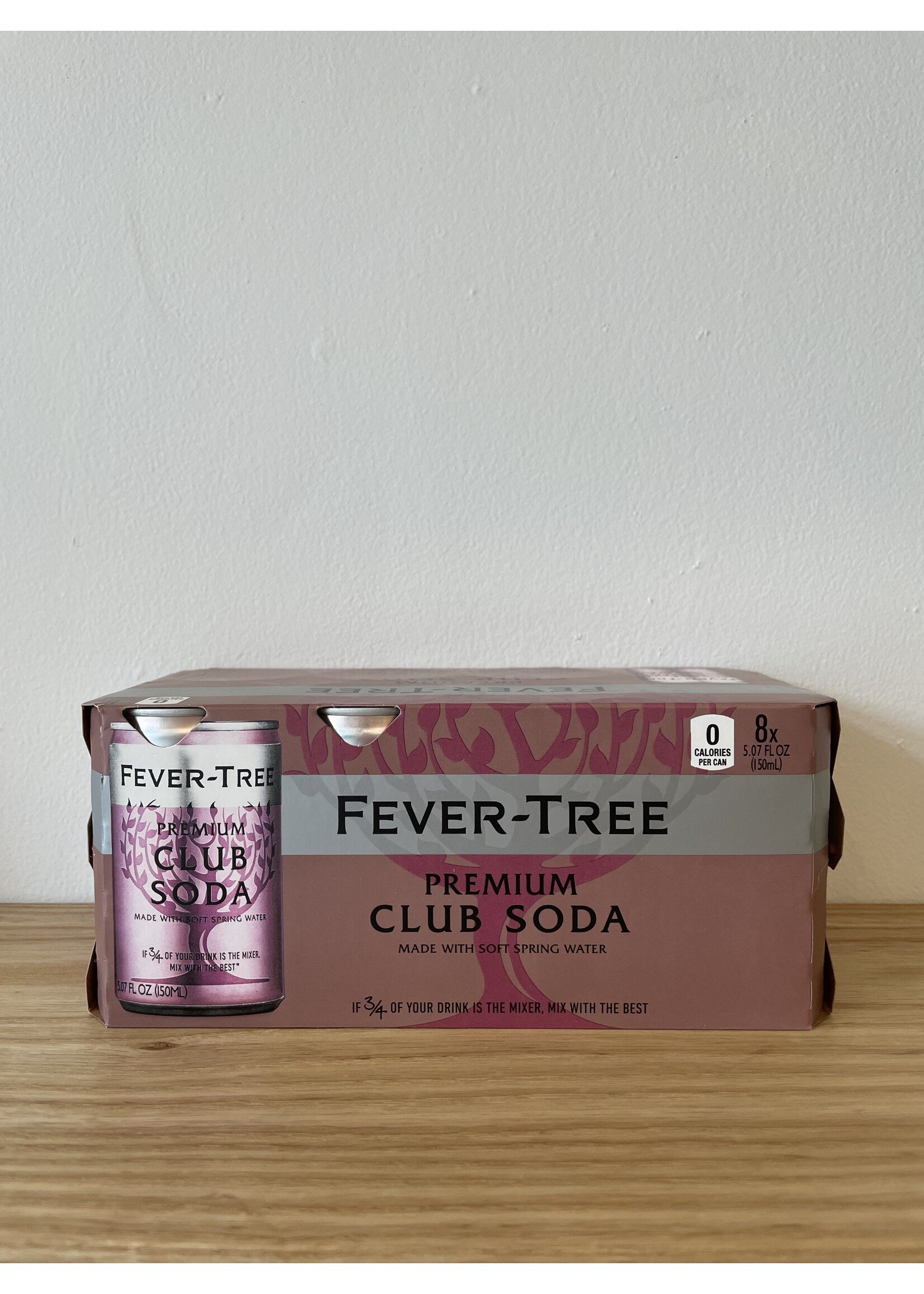 Fever Tree Fever Tree Club Soda 8 Pack Can