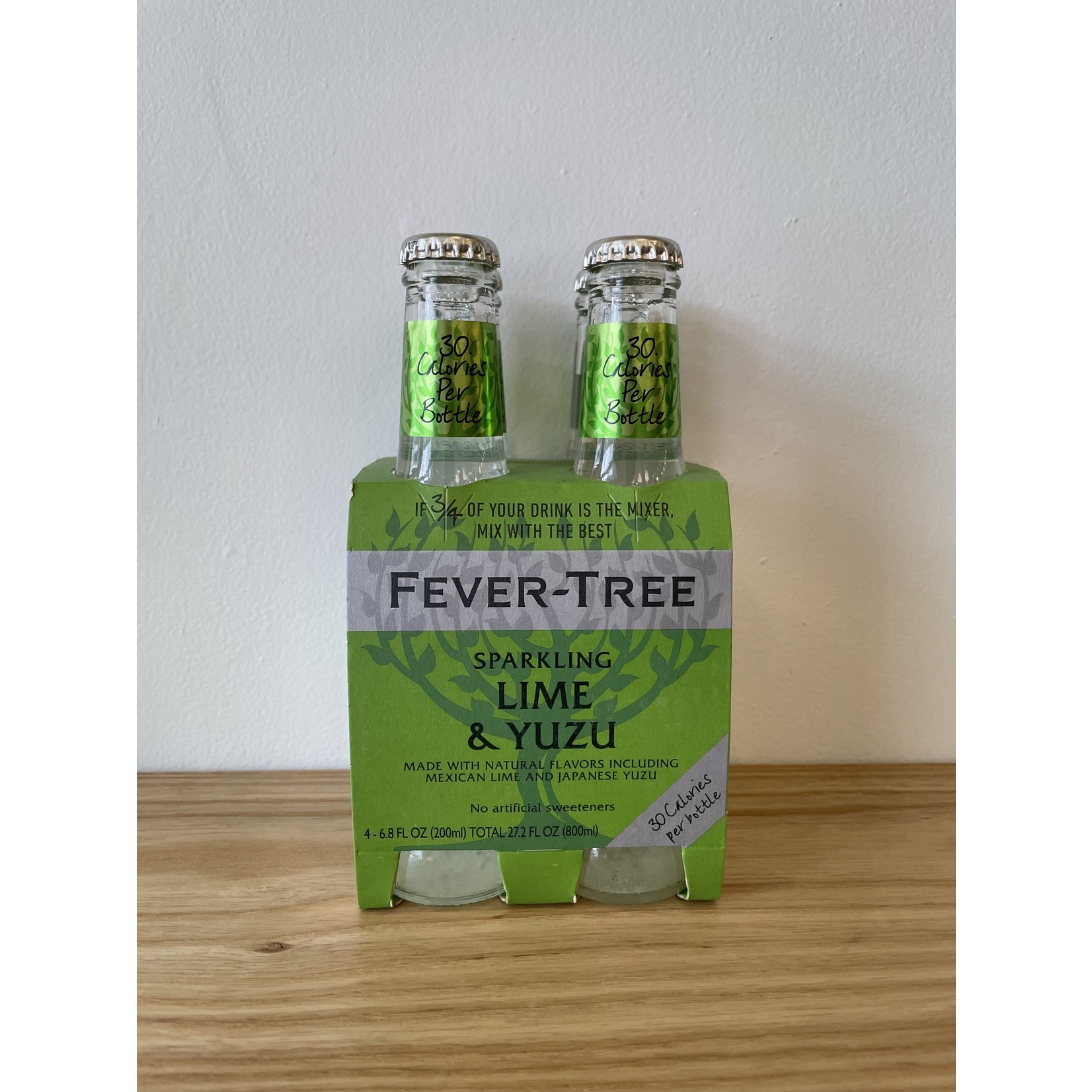 Fever Tree Fever Tree Sparkling Lime & Yuzu Soda 4pk Bottle