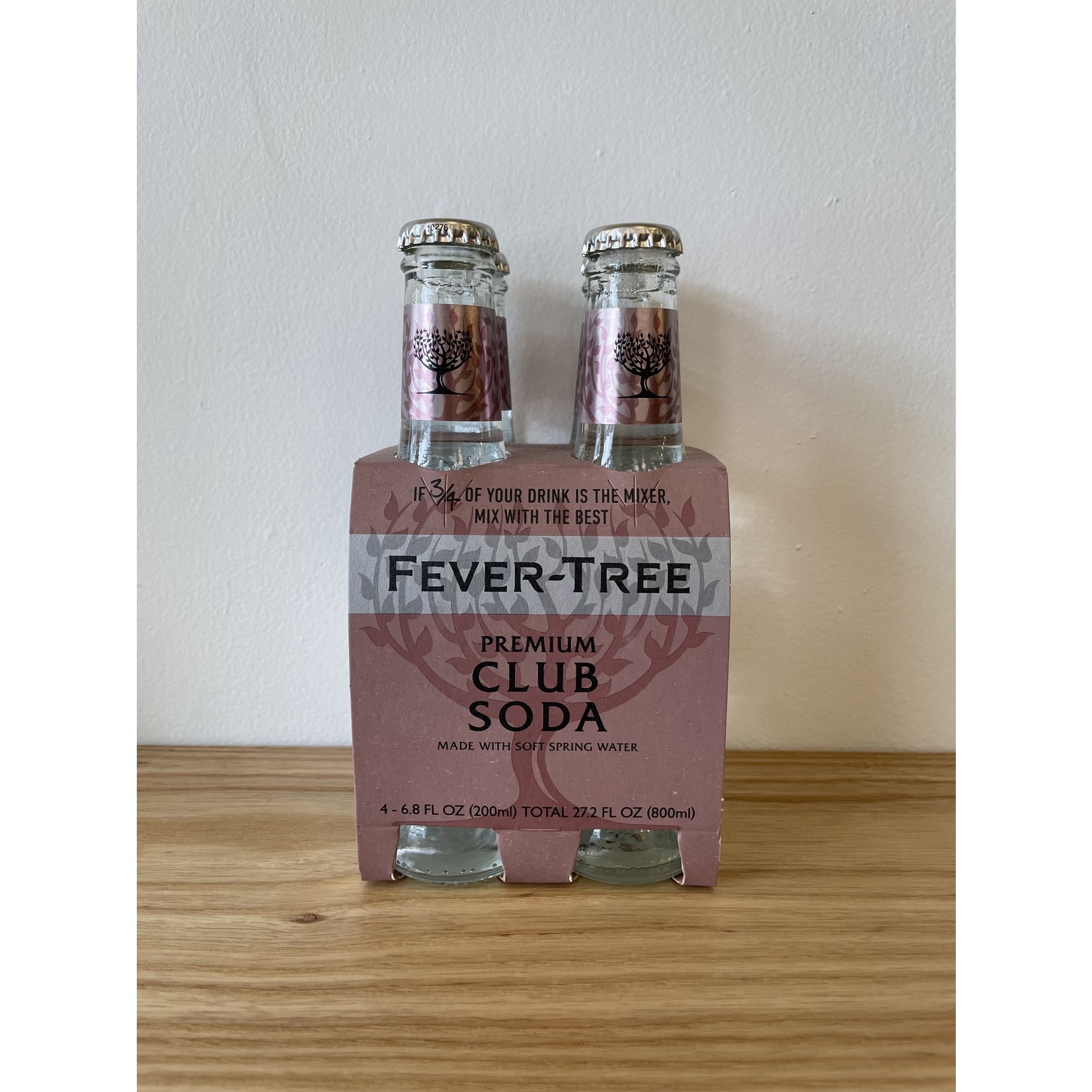 Fever Tree Fever Tree Club Soda 4pk Bottle