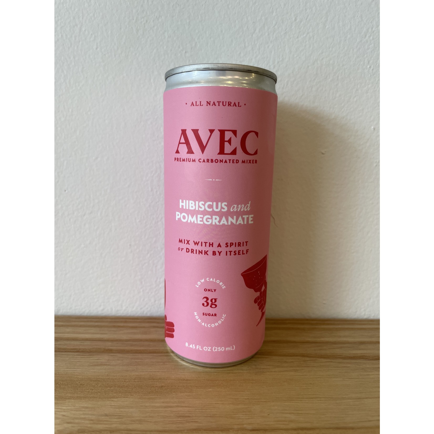 AVEC AVEC Hibiscus & Pomegranate Natural Sparkling Drink