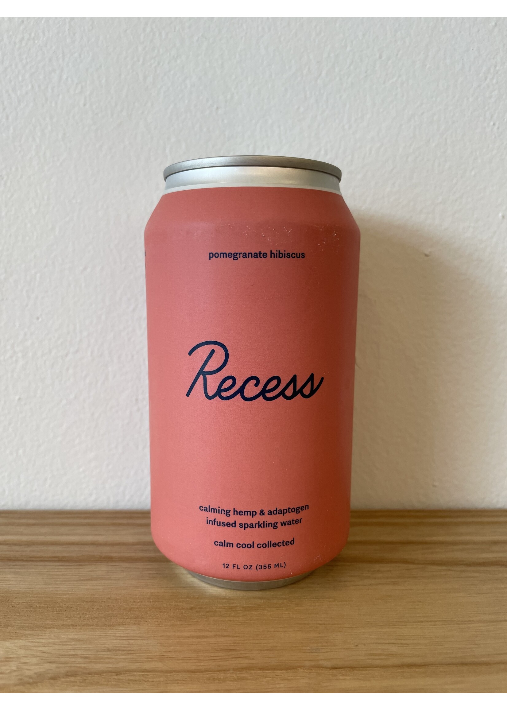 Recess Recess 10 MG CBD  Sparkling Water Pomegranate Hibiscus 12oz