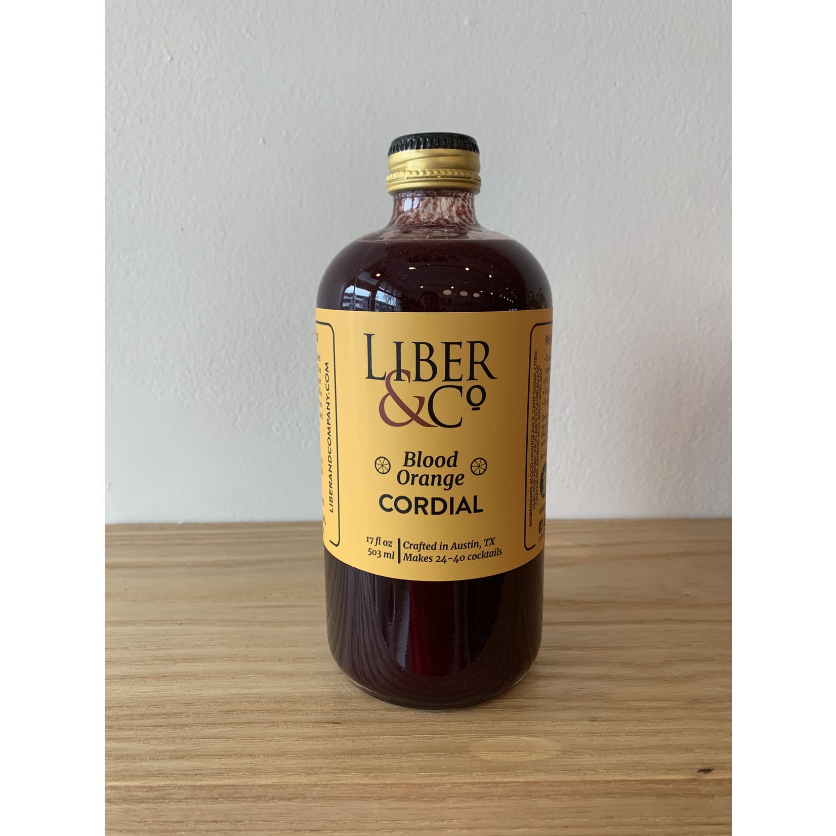Liber & Co. Liber & Co. Blood Orange Cordial