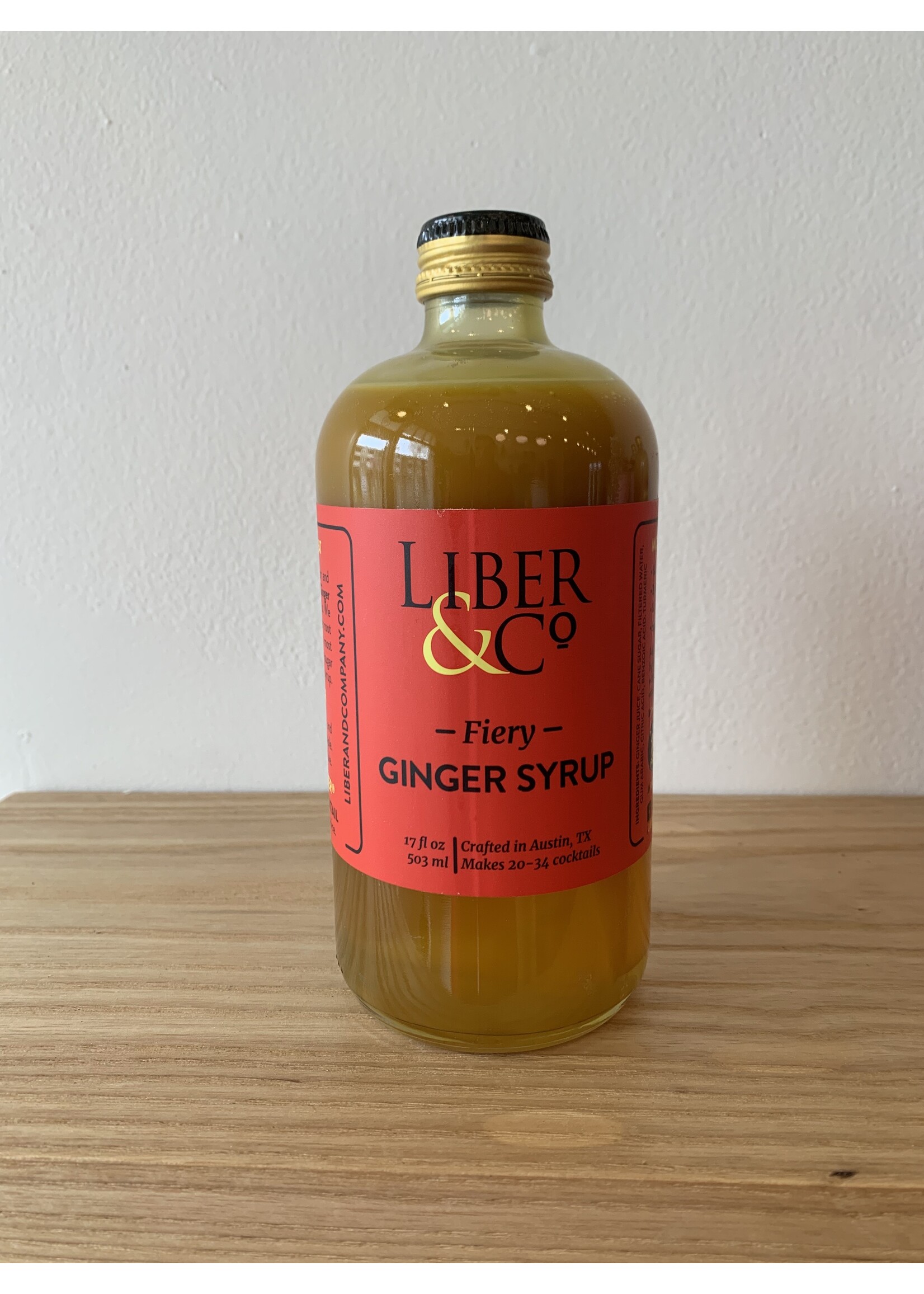 Liber & Co. Liber & Co. Fiery Ginger Syrup 375 mL